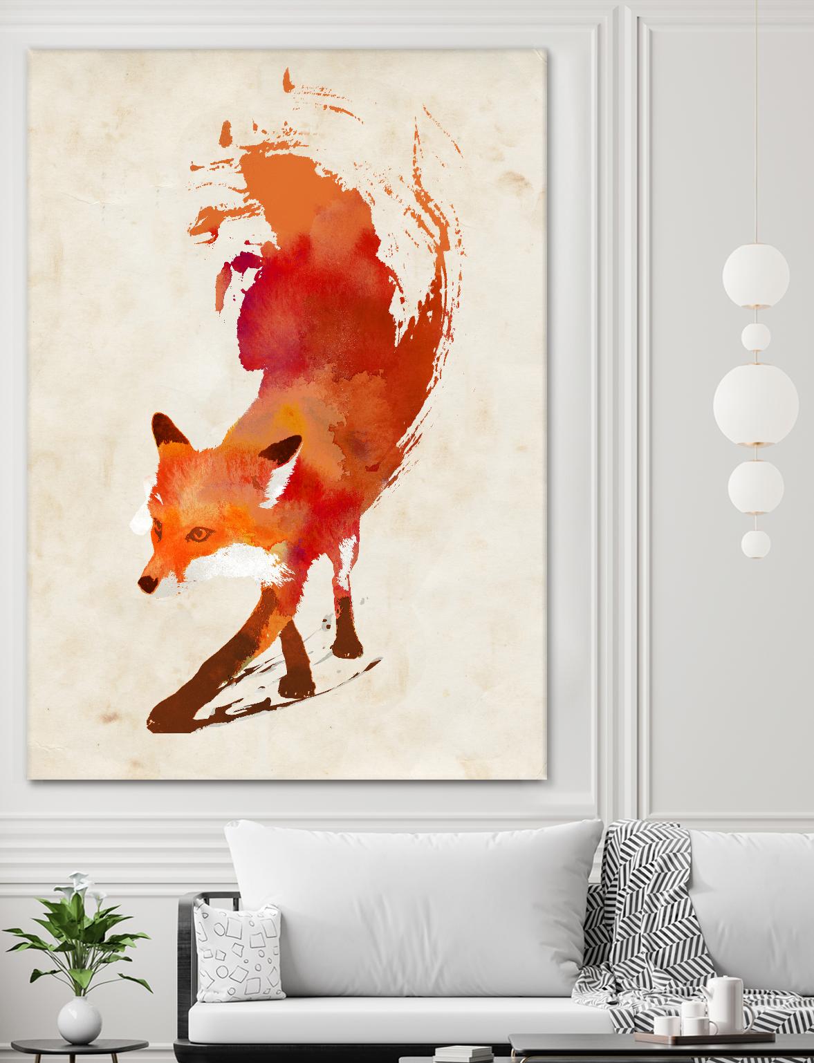 Vulpes Vulpes by Robert Farkas on GIANT ART - beige animals