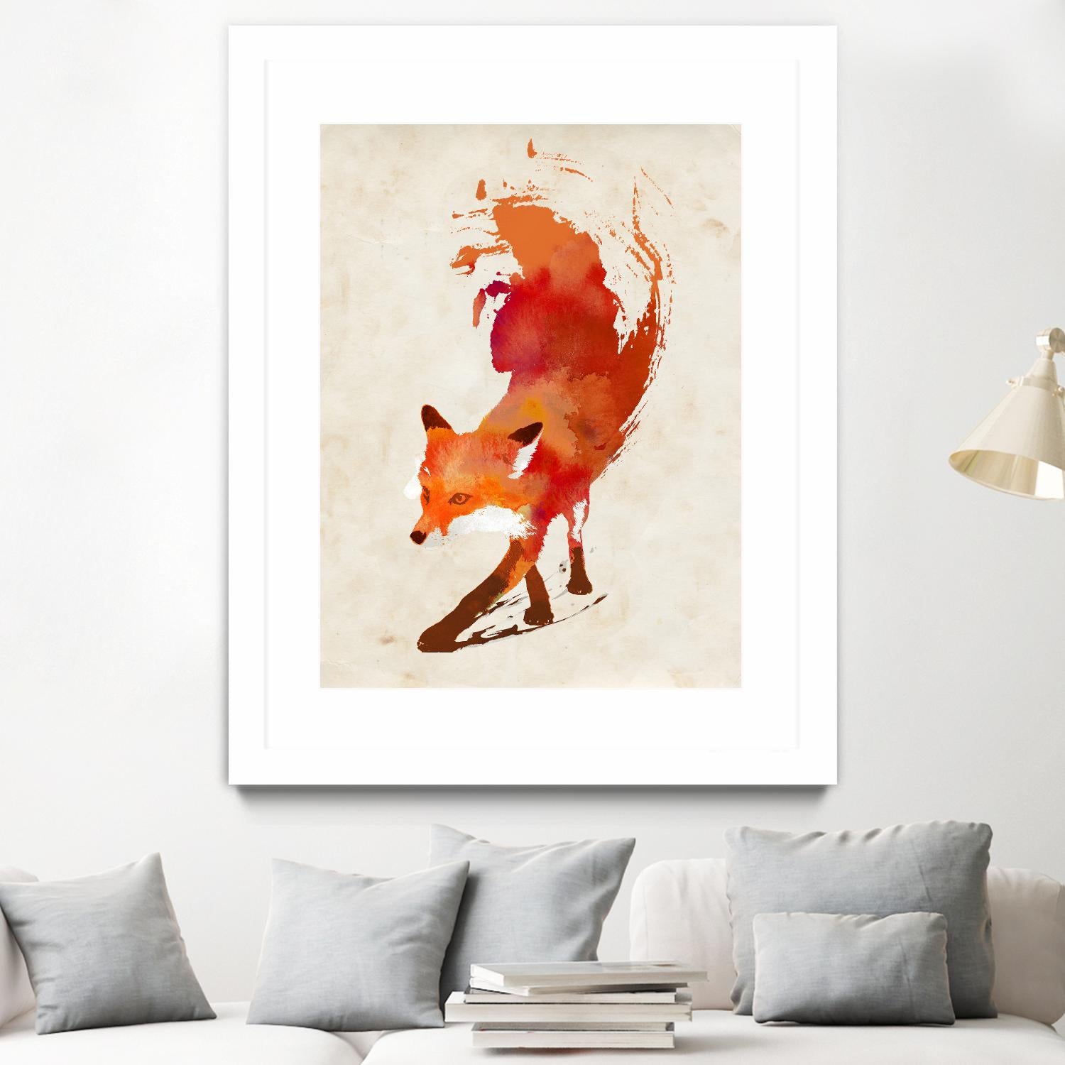 Vulpes Vulpes by Robert Farkas on GIANT ART - beige animals