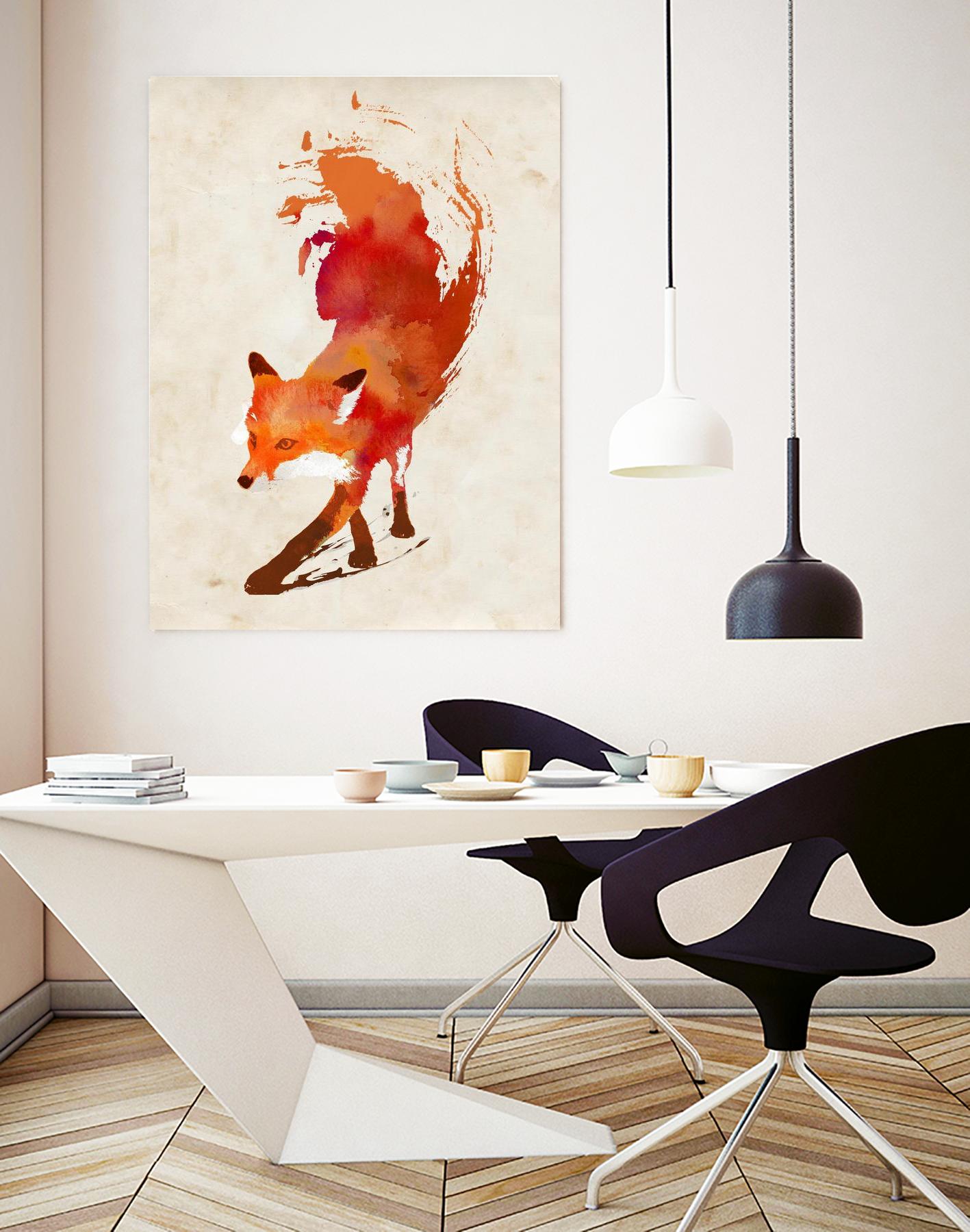 Vulpes Vulpes by Robert Farkas on GIANT ART - beige animals