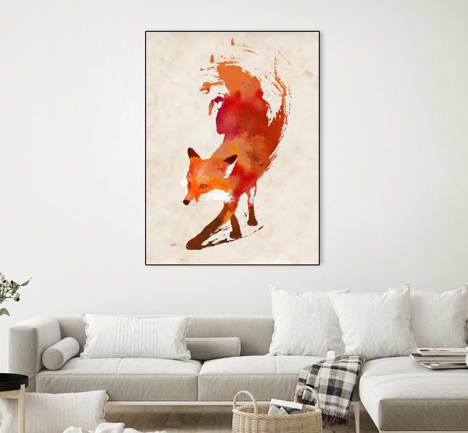 Vulpes Vulpes by Robert Farkas on GIANT ART - beige animals