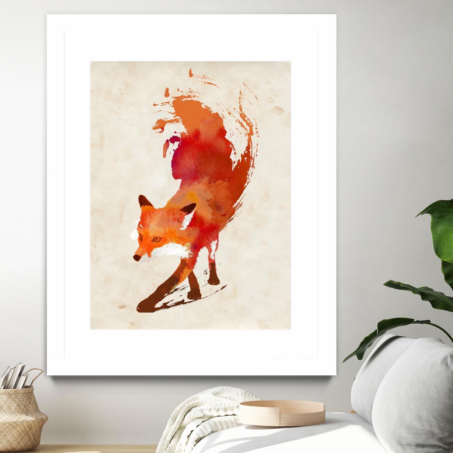 Vulpes Vulpes by Robert Farkas on GIANT ART - beige animals