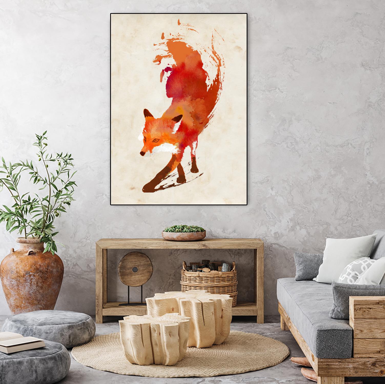Vulpes Vulpes by Robert Farkas on GIANT ART - beige animals