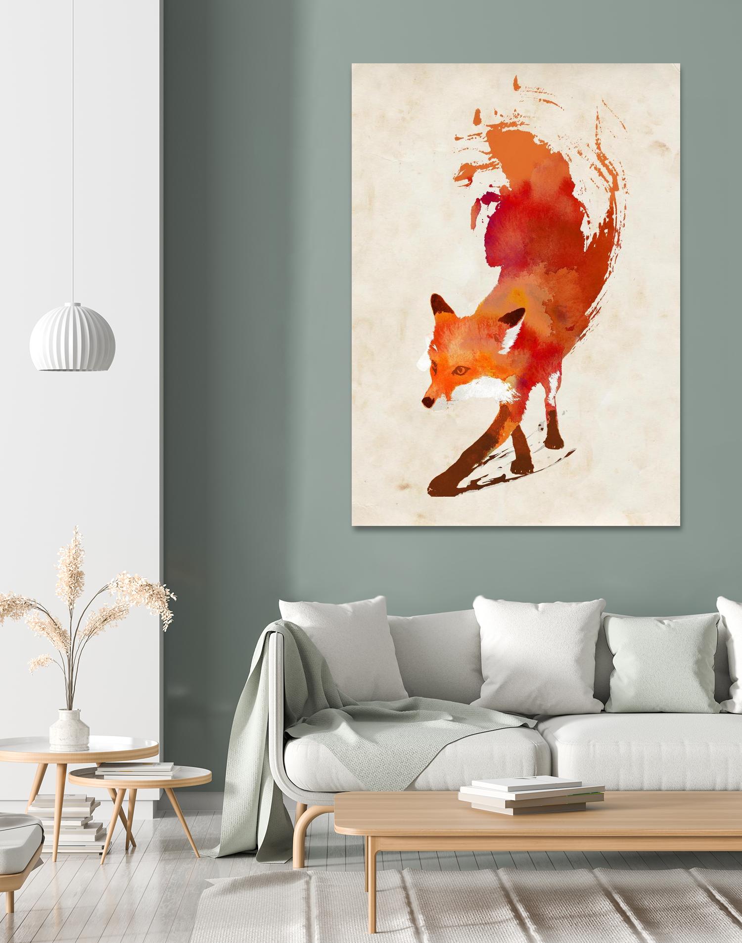 Vulpes Vulpes by Robert Farkas on GIANT ART - beige animals