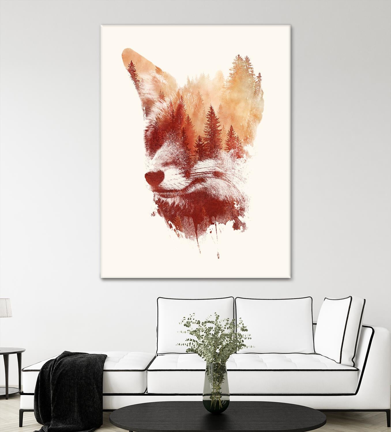 Blind Fox by Robert Farkas on GIANT ART - orange animals