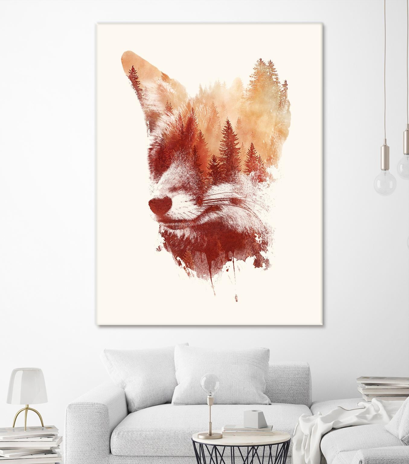 Blind Fox by Robert Farkas on GIANT ART - orange animals