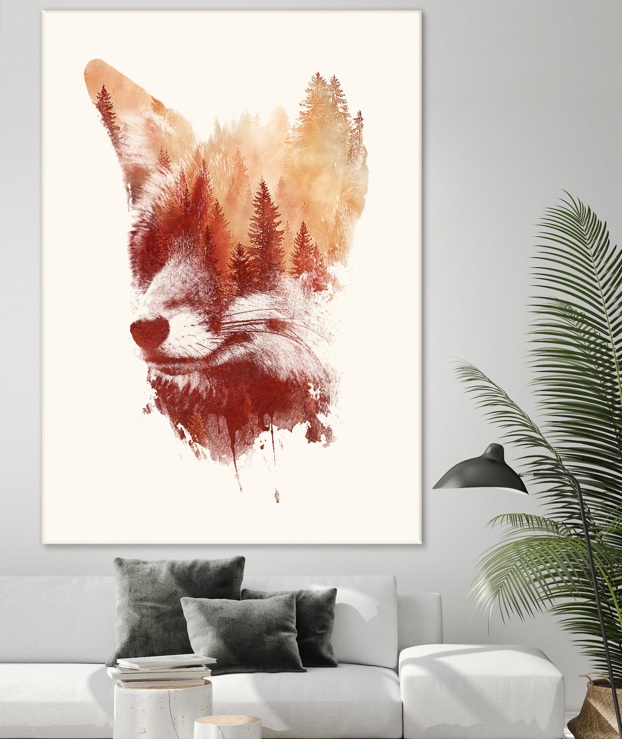 Blind Fox by Robert Farkas on GIANT ART - orange animals