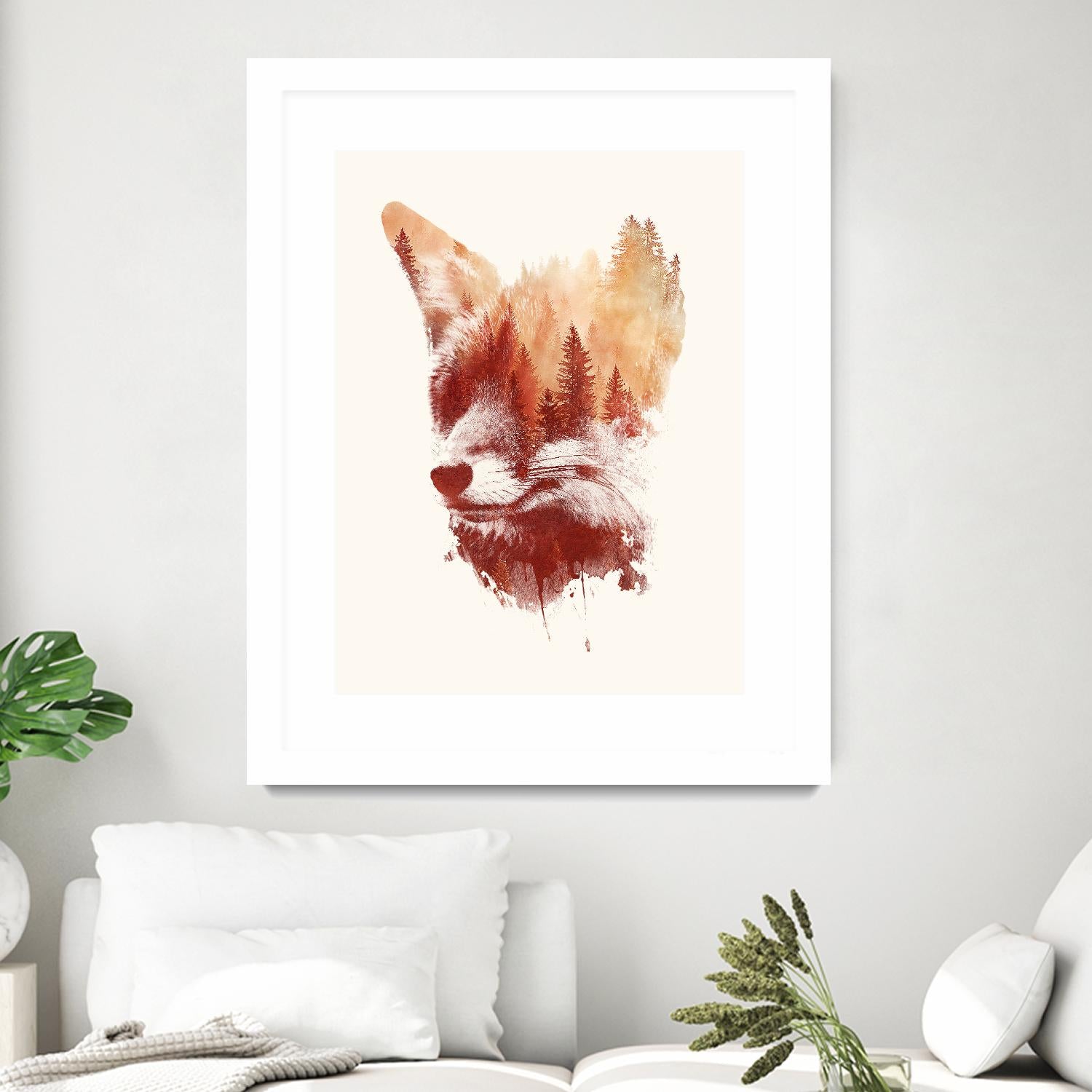 Blind Fox by Robert Farkas on GIANT ART - orange animals