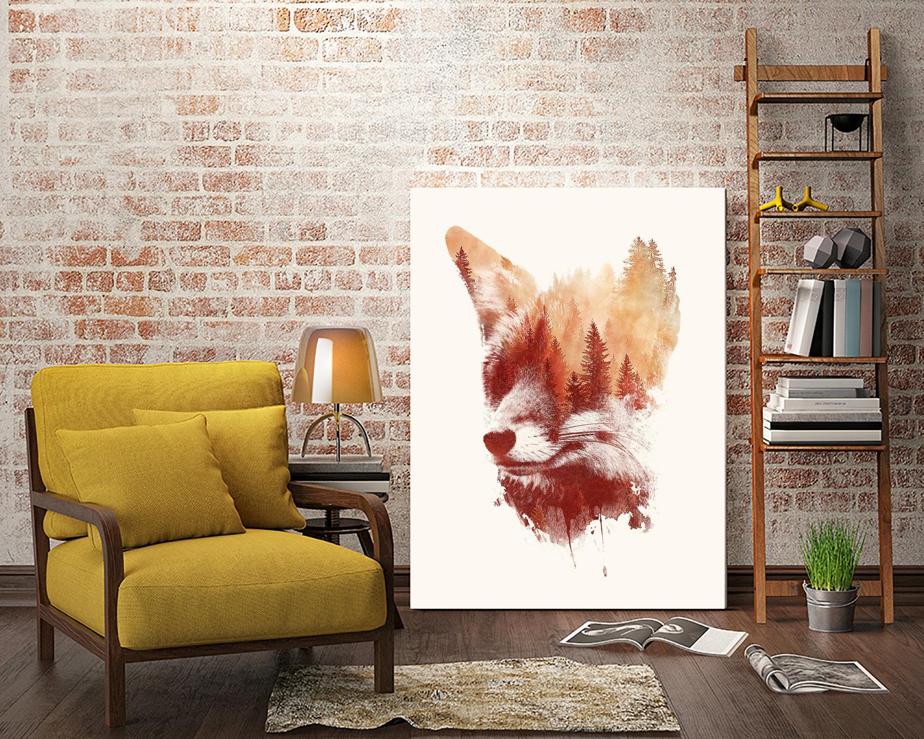 Blind Fox by Robert Farkas on GIANT ART - orange animals