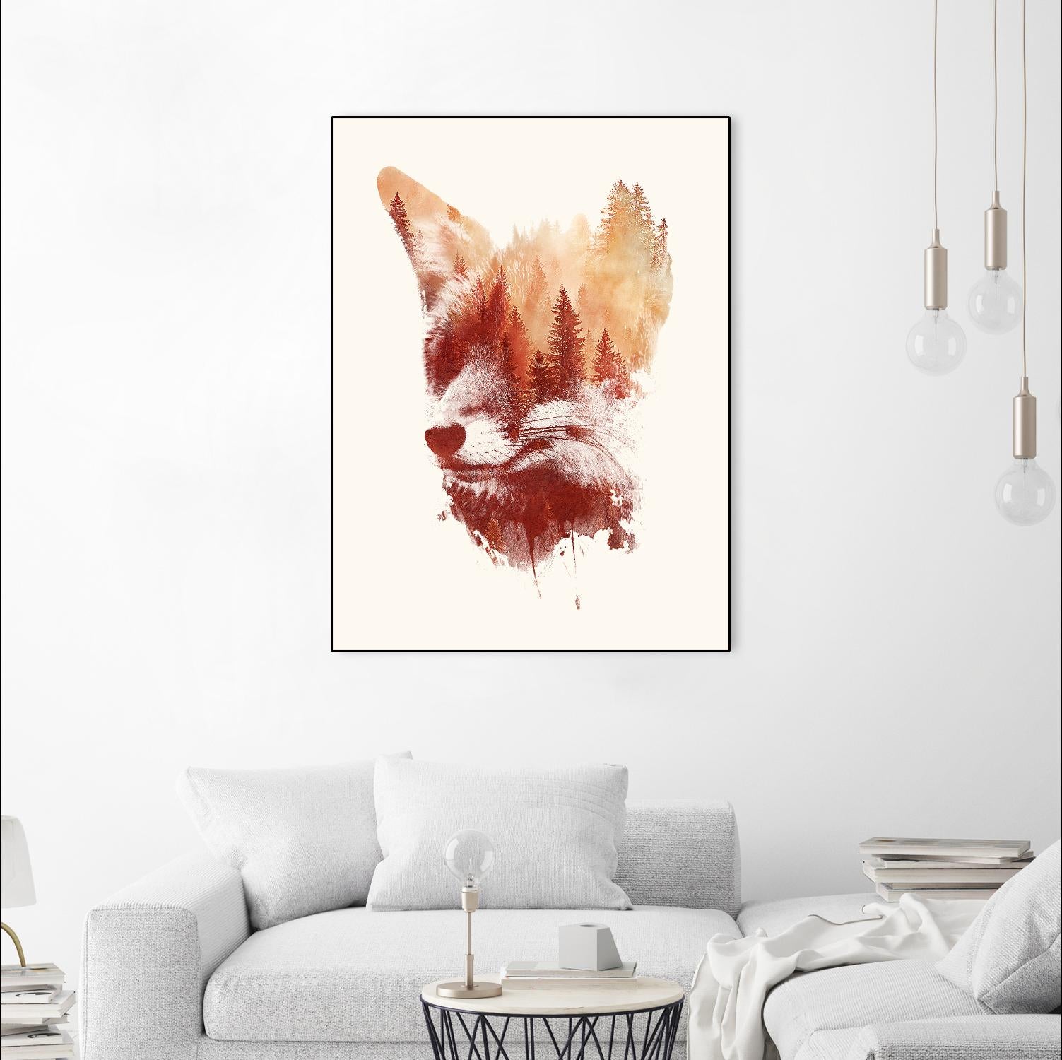 Blind Fox by Robert Farkas on GIANT ART - orange animals