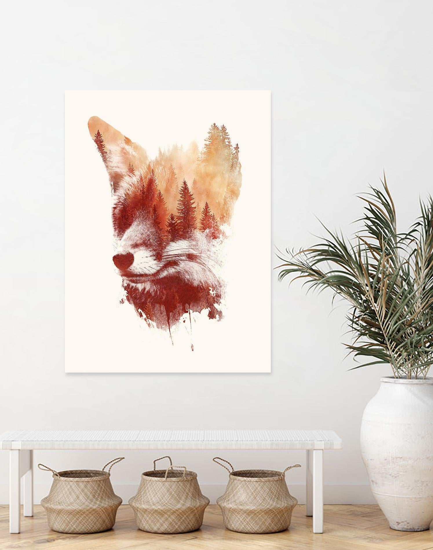 Blind Fox by Robert Farkas on GIANT ART - orange animals