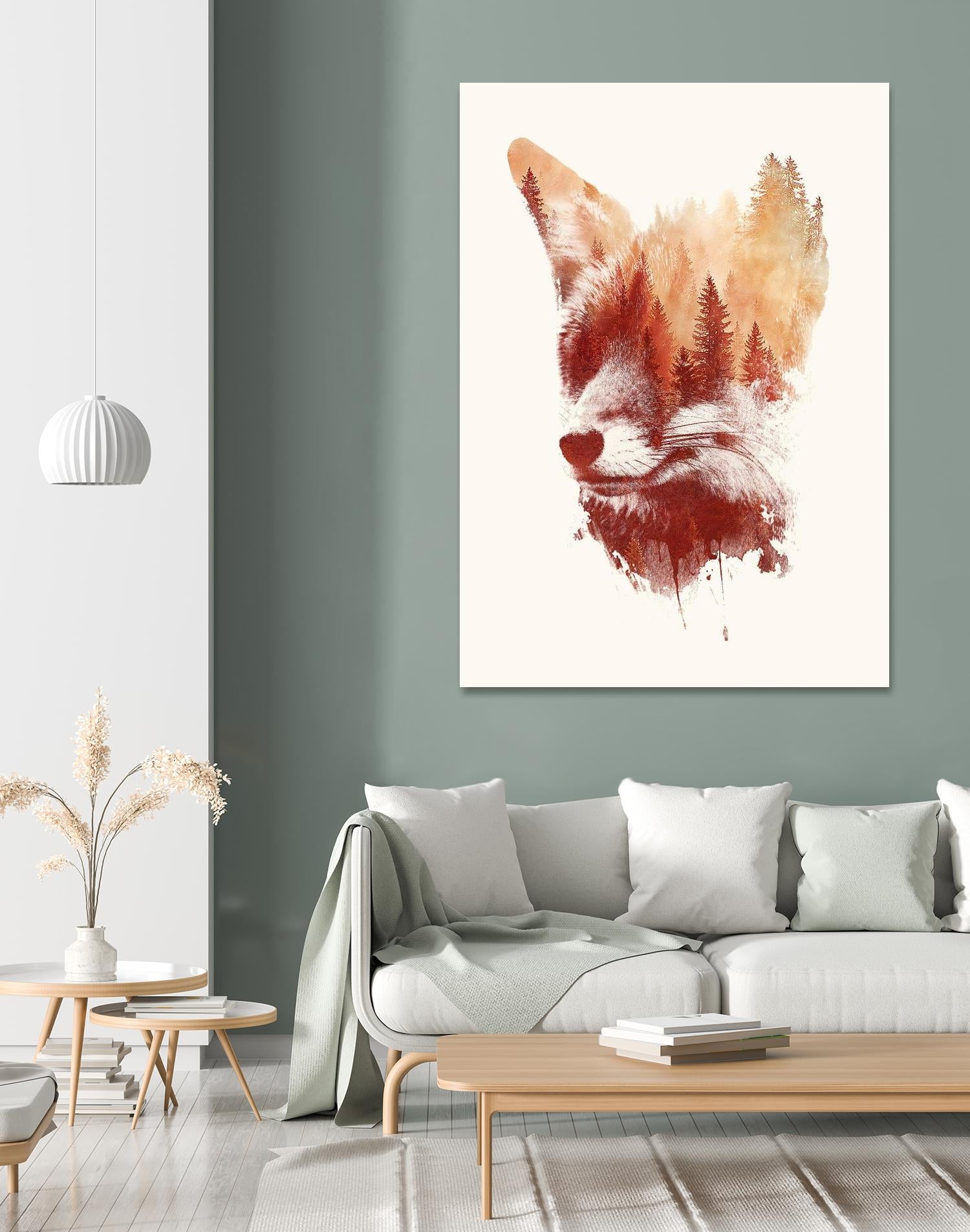 Blind Fox by Robert Farkas on GIANT ART - orange animals