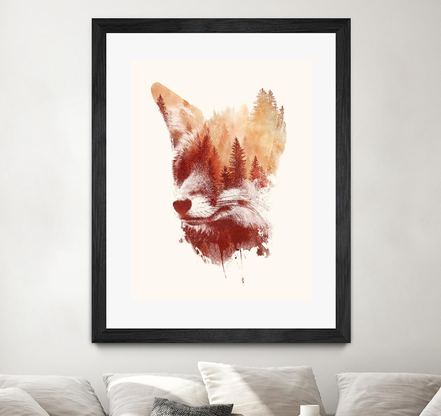 Blind Fox by Robert Farkas on GIANT ART - orange animals