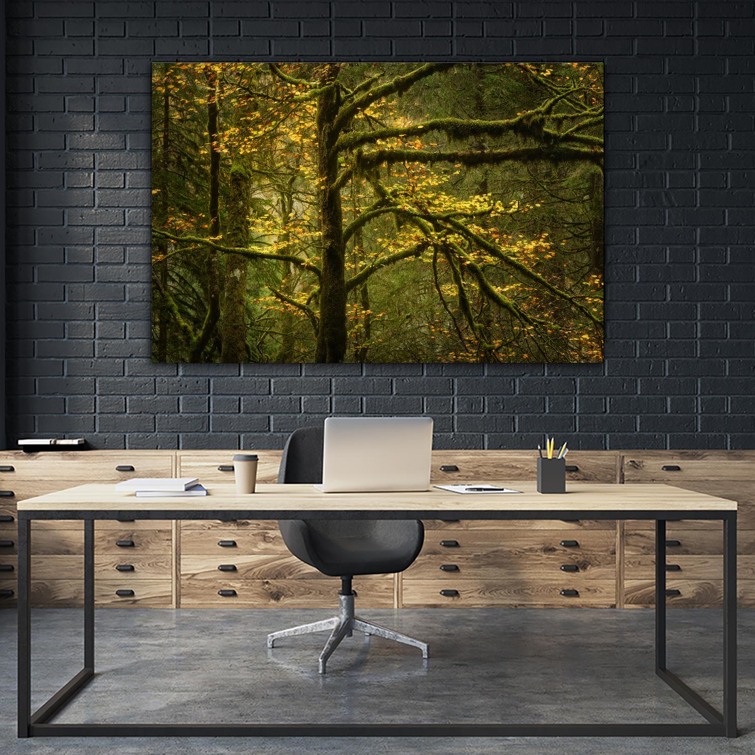 Golden Drops by Enrico Fossati on GIANT ART - multicolor photography; landscapes