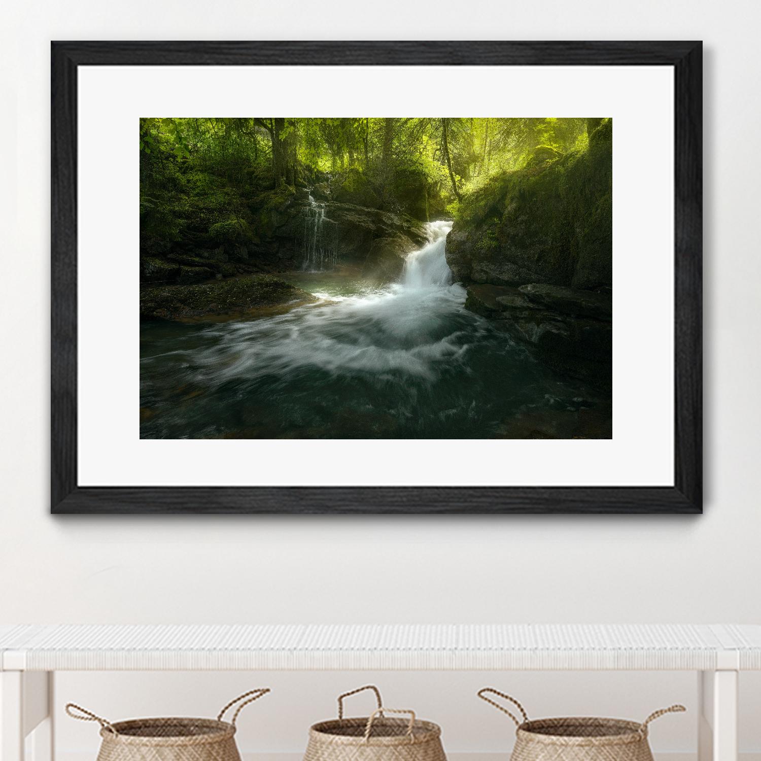 Stream of Life by Enrico Fossati on GIANT ART - multicolor photography; landscapes