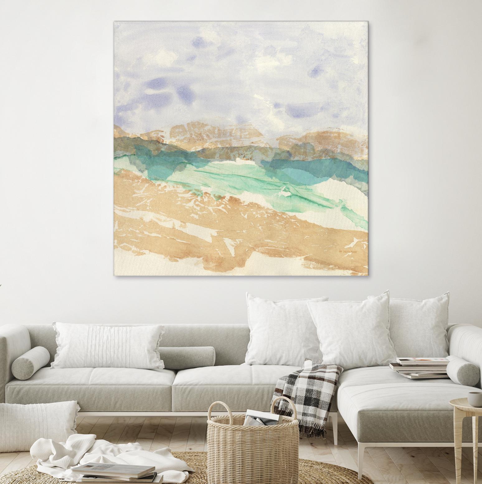 Mountain in Washi by Jan Sullivan Fowler on GIANT ART - multicolor abstracts; contemporary