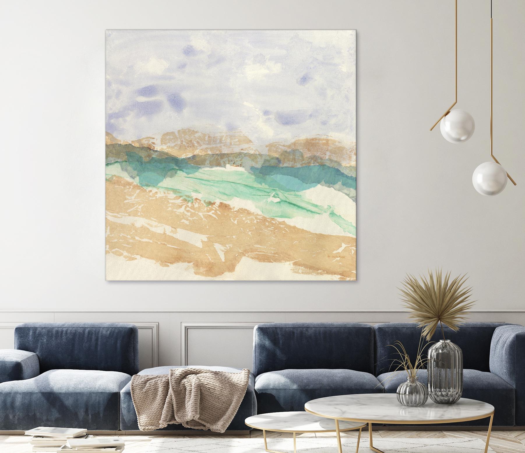 Mountain in Washi by Jan Sullivan Fowler on GIANT ART - multicolor abstracts; contemporary