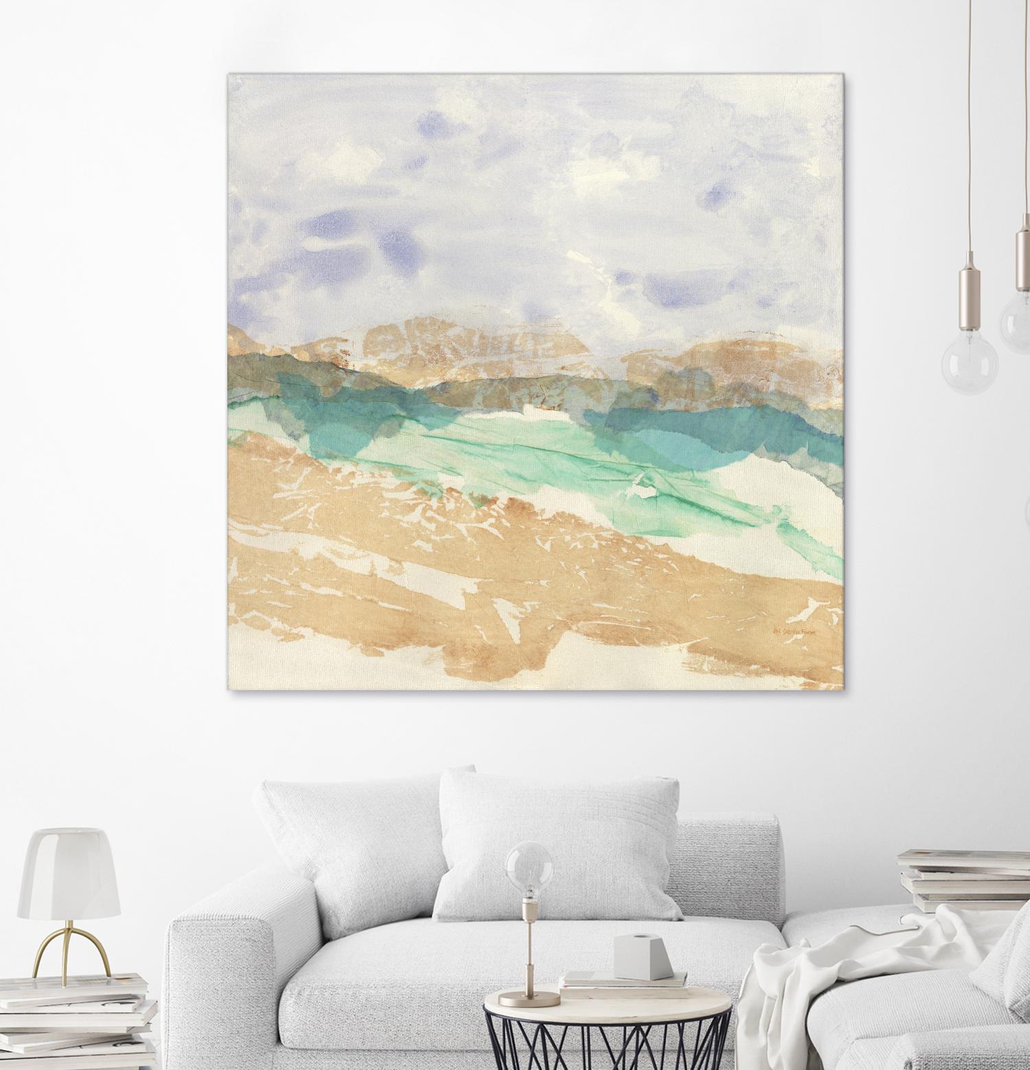 Mountain in Washi by Jan Sullivan Fowler on GIANT ART - multicolor abstracts; contemporary