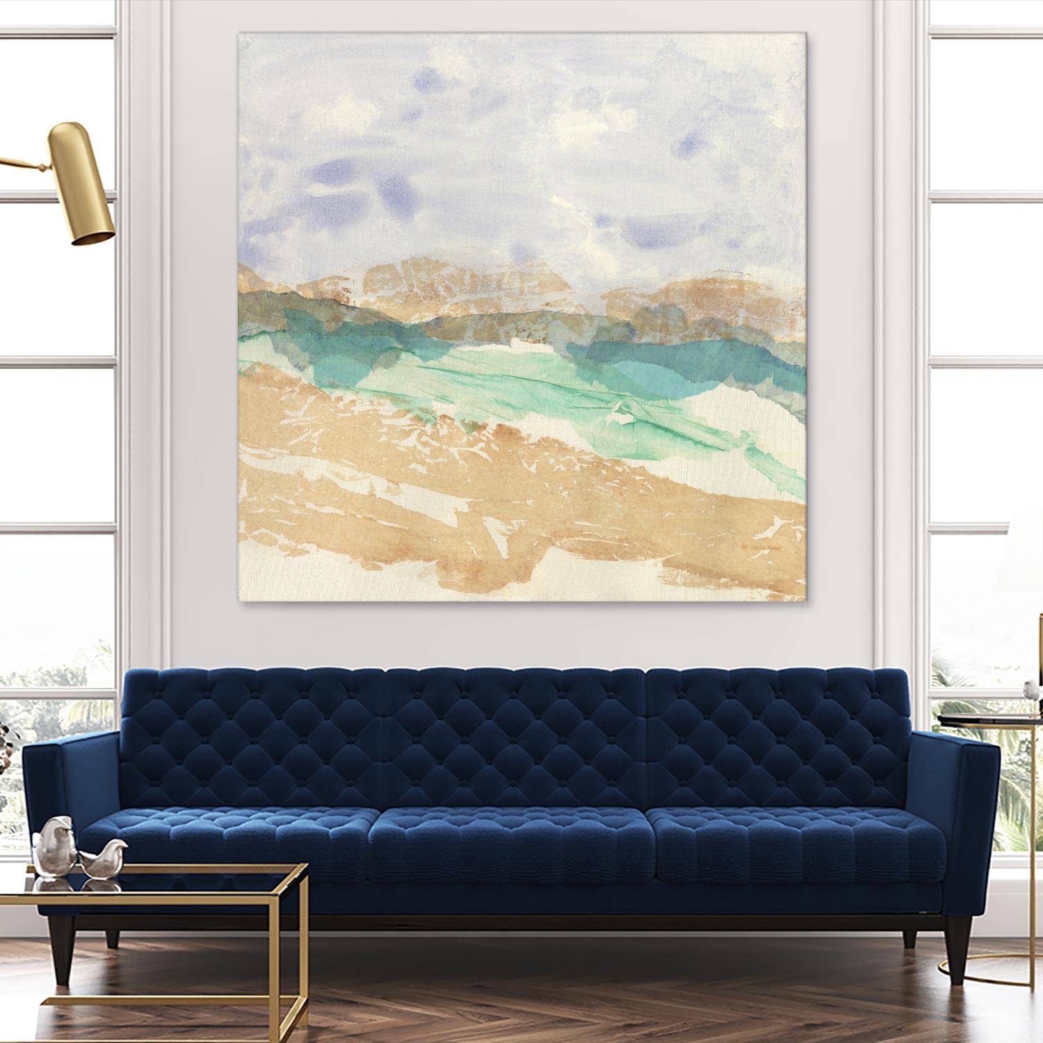 Mountain in Washi by Jan Sullivan Fowler on GIANT ART - multicolor abstracts; contemporary