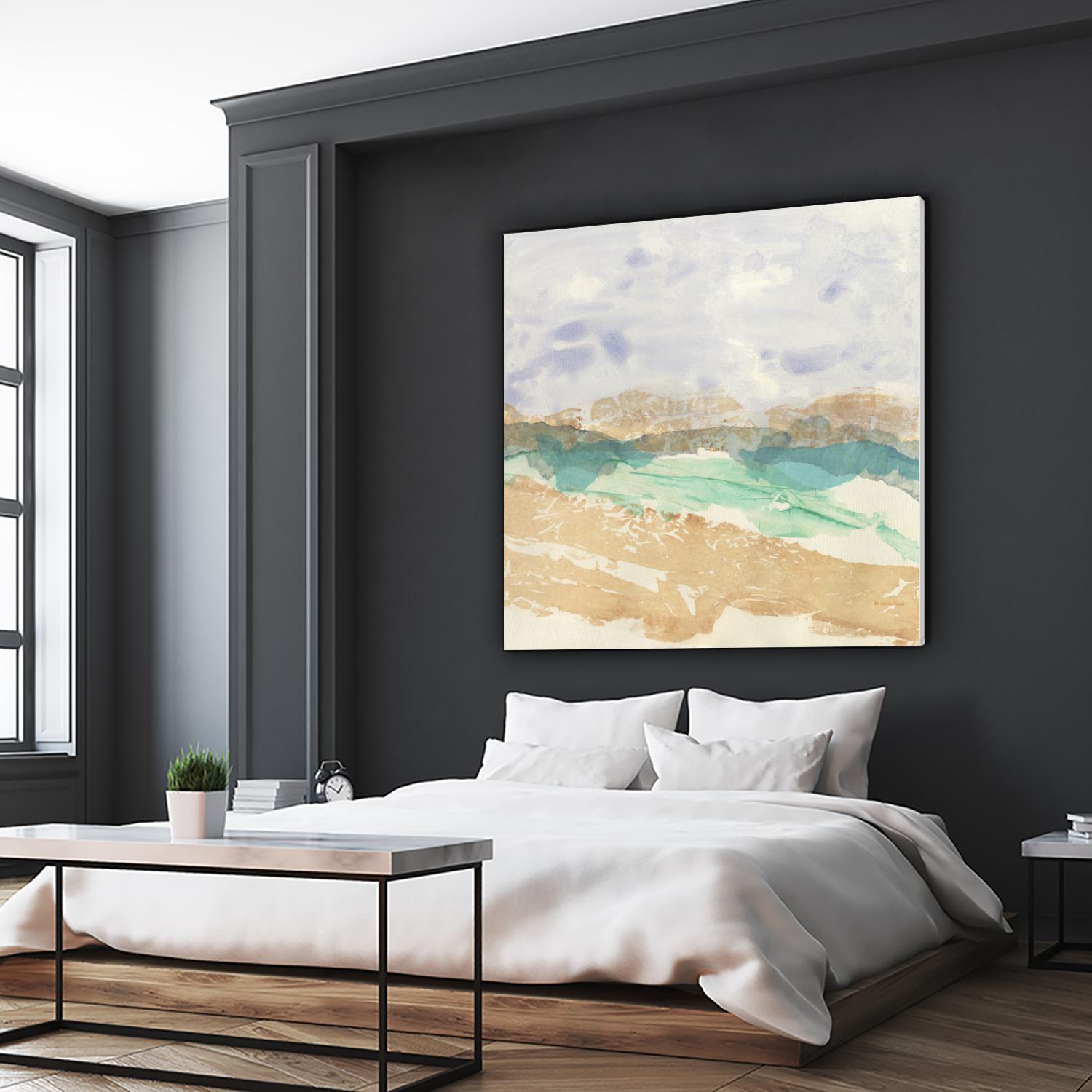 Mountain in Washi by Jan Sullivan Fowler on GIANT ART - multicolor abstracts; contemporary