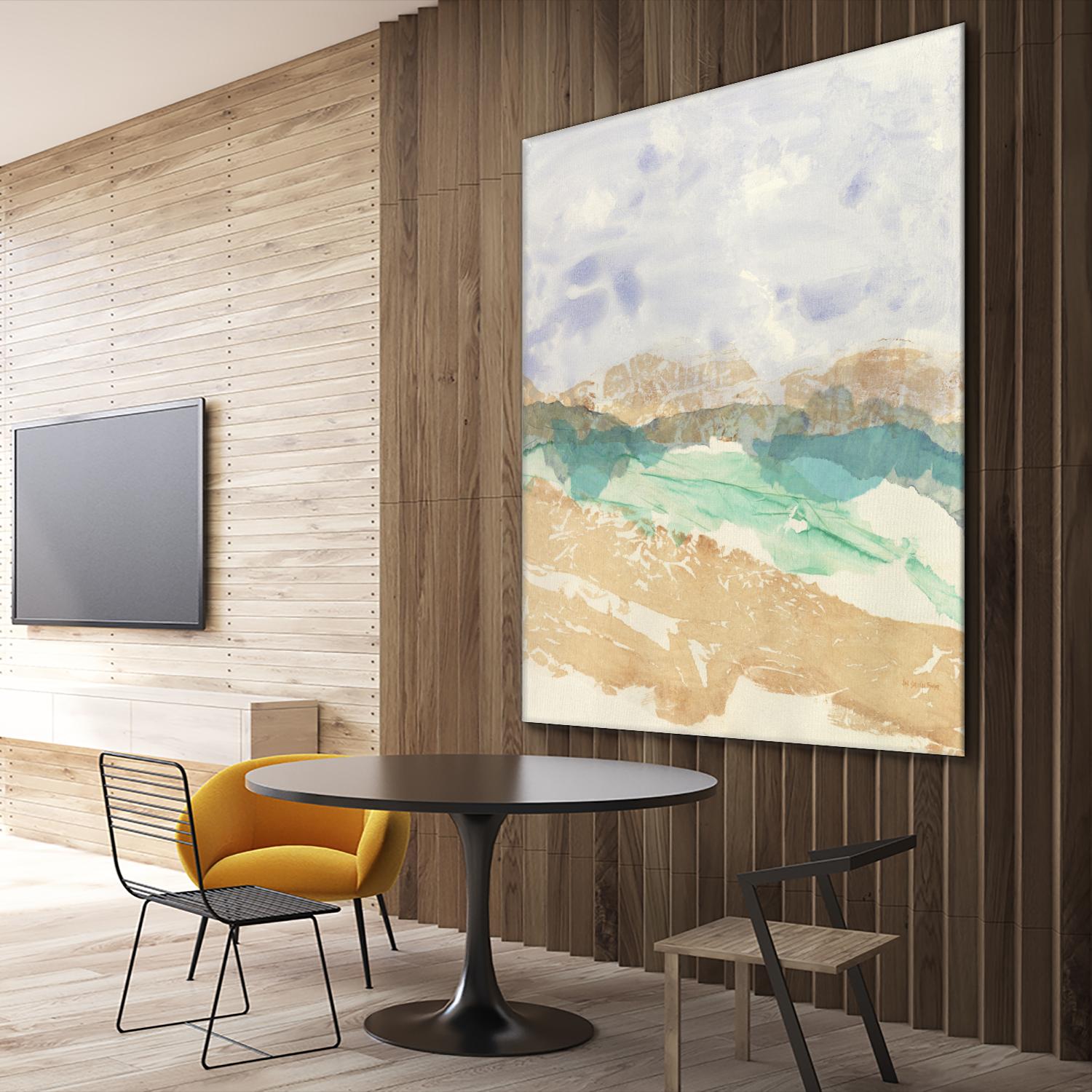 Mountain in Washi by Jan Sullivan Fowler on GIANT ART - multicolor abstracts; contemporary