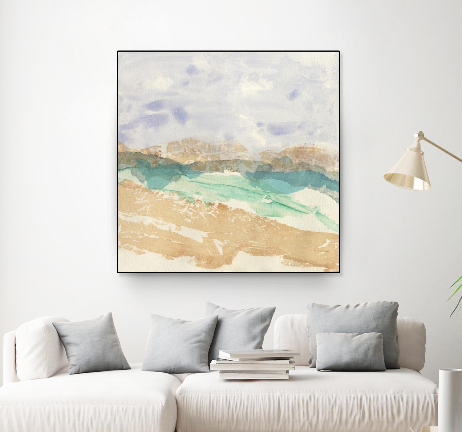 Mountain in Washi by Jan Sullivan Fowler on GIANT ART - multicolor abstracts; contemporary