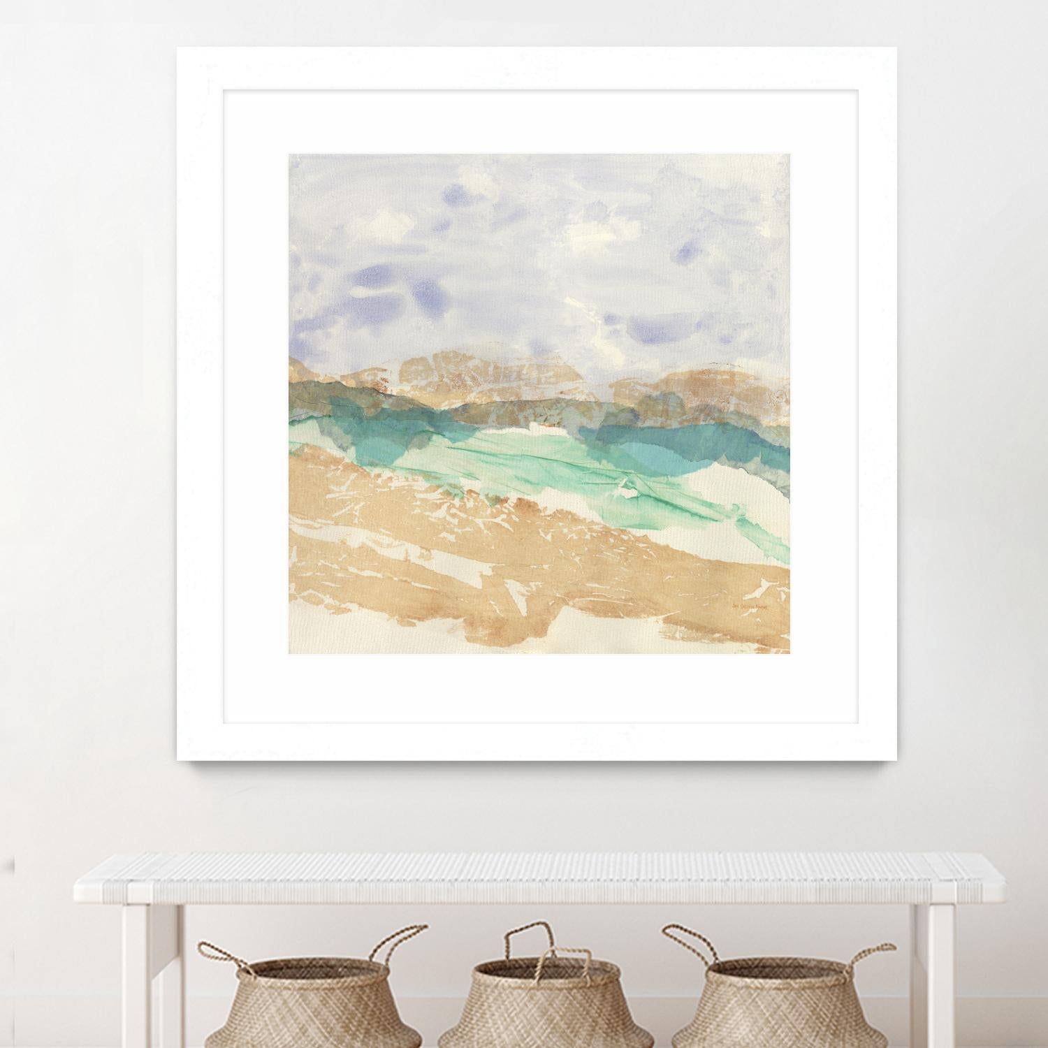 Mountain in Washi by Jan Sullivan Fowler on GIANT ART - multicolor abstracts; contemporary