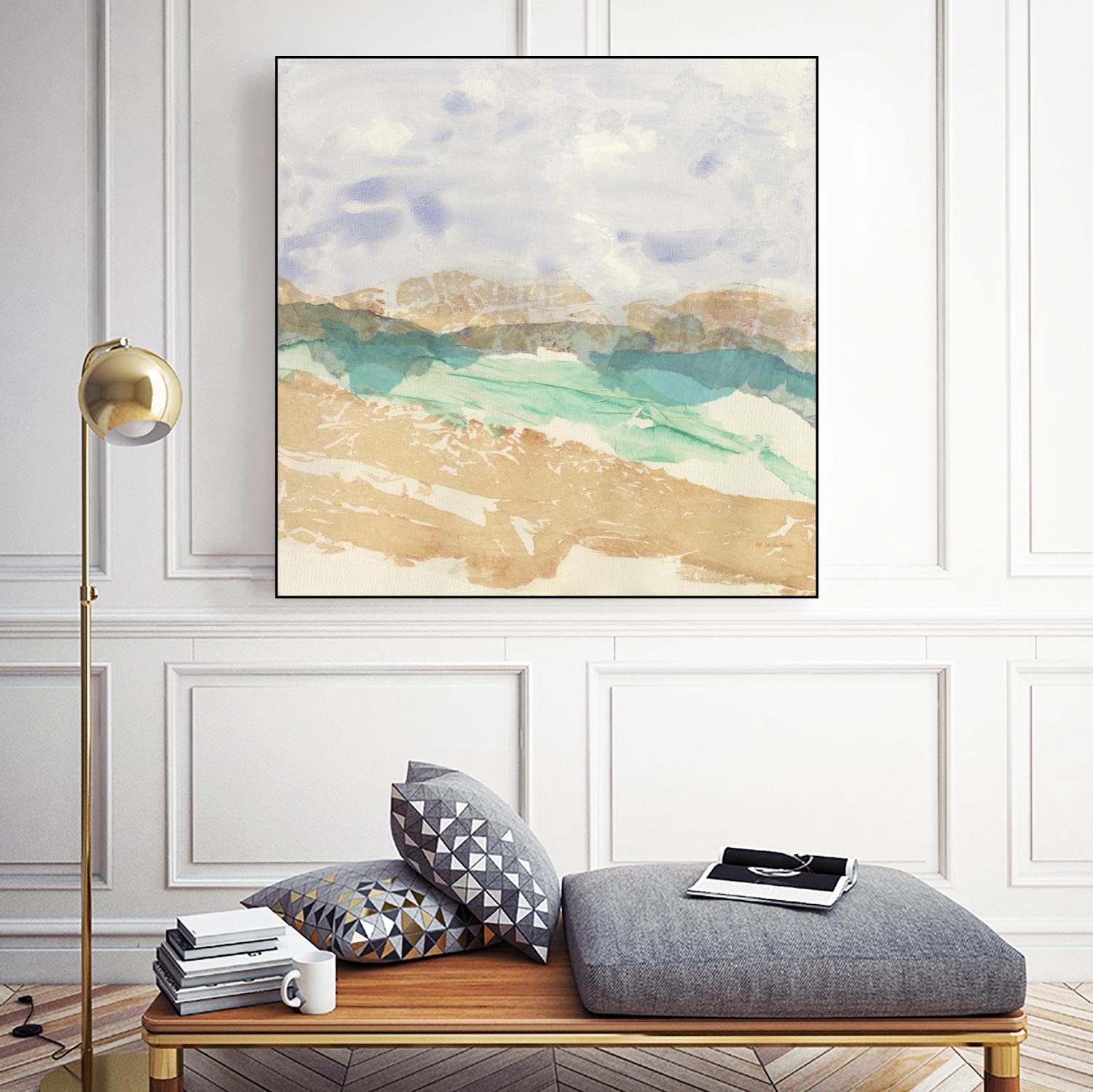 Mountain in Washi by Jan Sullivan Fowler on GIANT ART - multicolor abstracts; contemporary