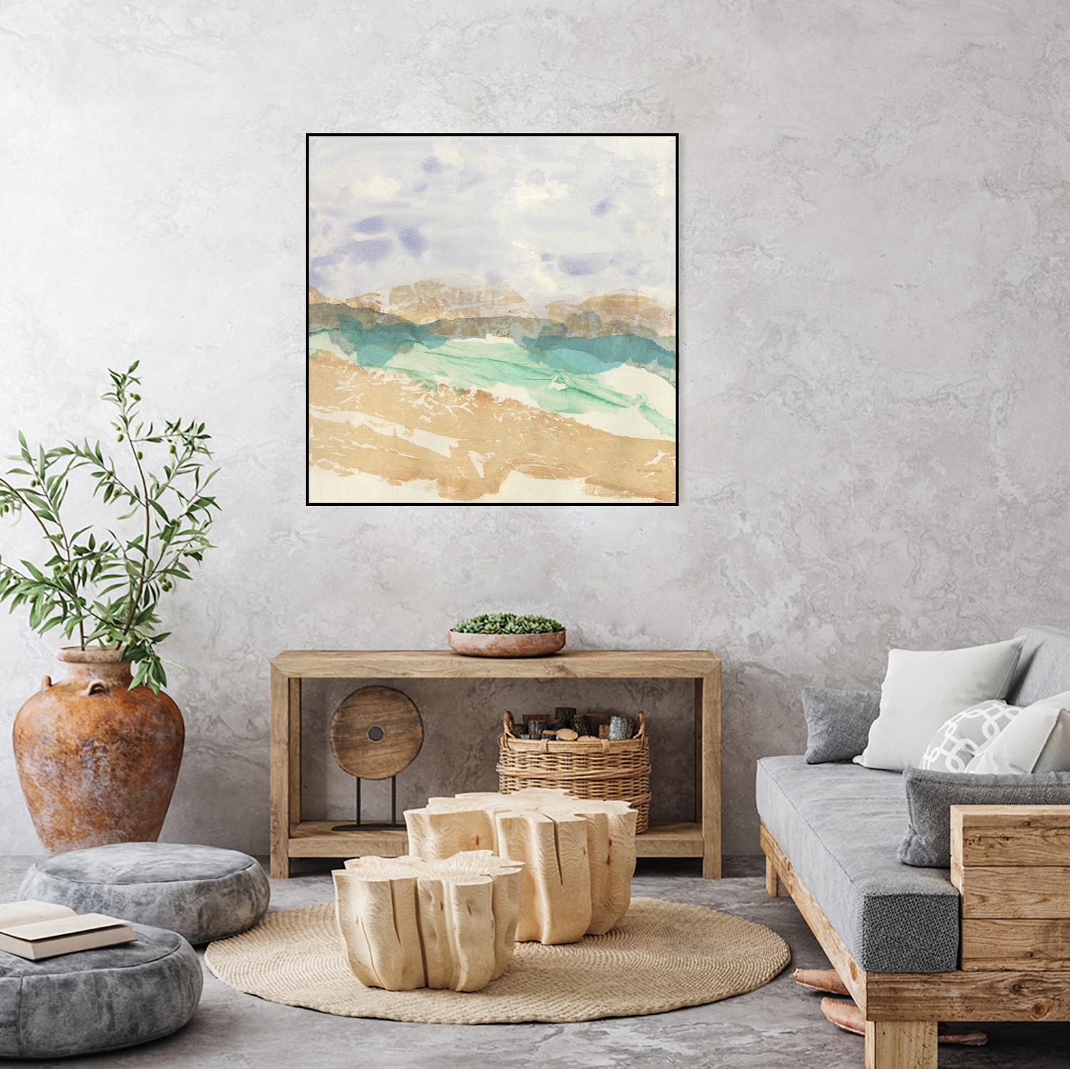 Mountain in Washi by Jan Sullivan Fowler on GIANT ART - multicolor abstracts; contemporary