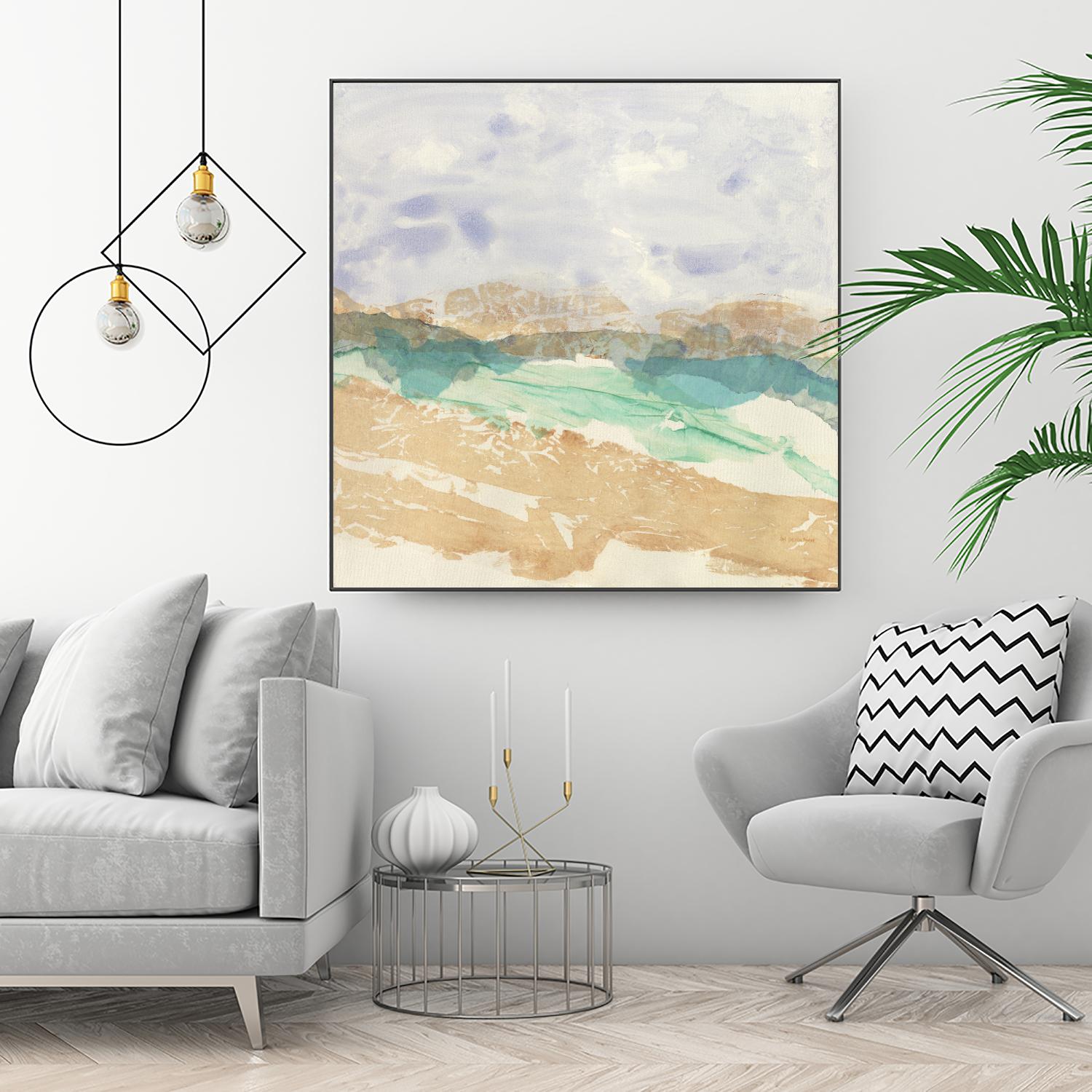 Mountain in Washi by Jan Sullivan Fowler on GIANT ART - multicolor abstracts; contemporary