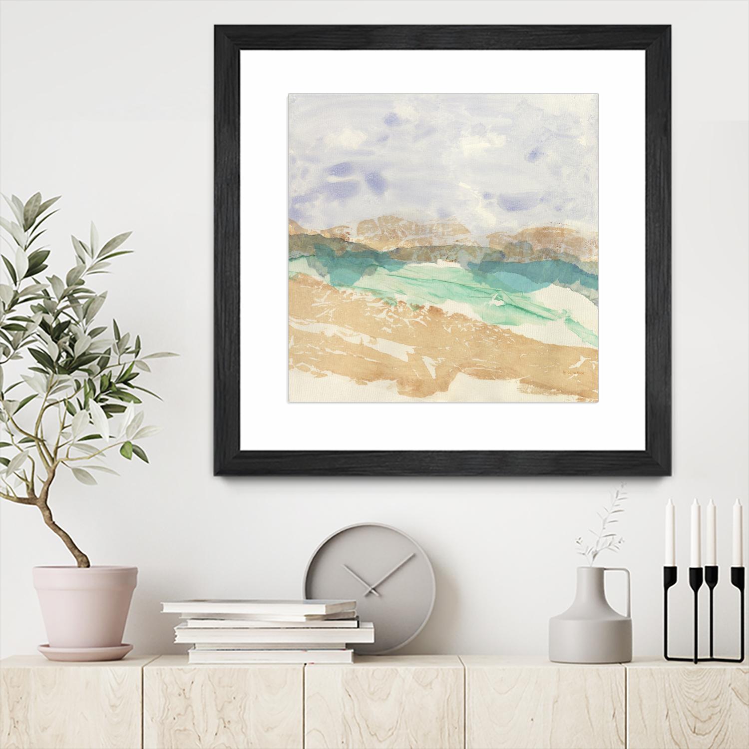 Mountain in Washi by Jan Sullivan Fowler on GIANT ART - multicolor abstracts; contemporary