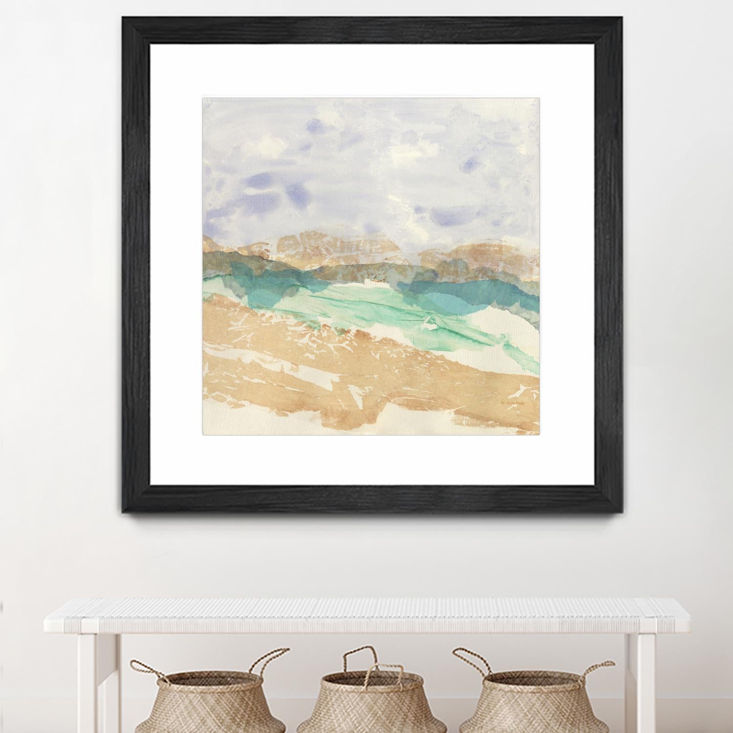 Mountain in Washi by Jan Sullivan Fowler on GIANT ART - multicolor abstracts; contemporary