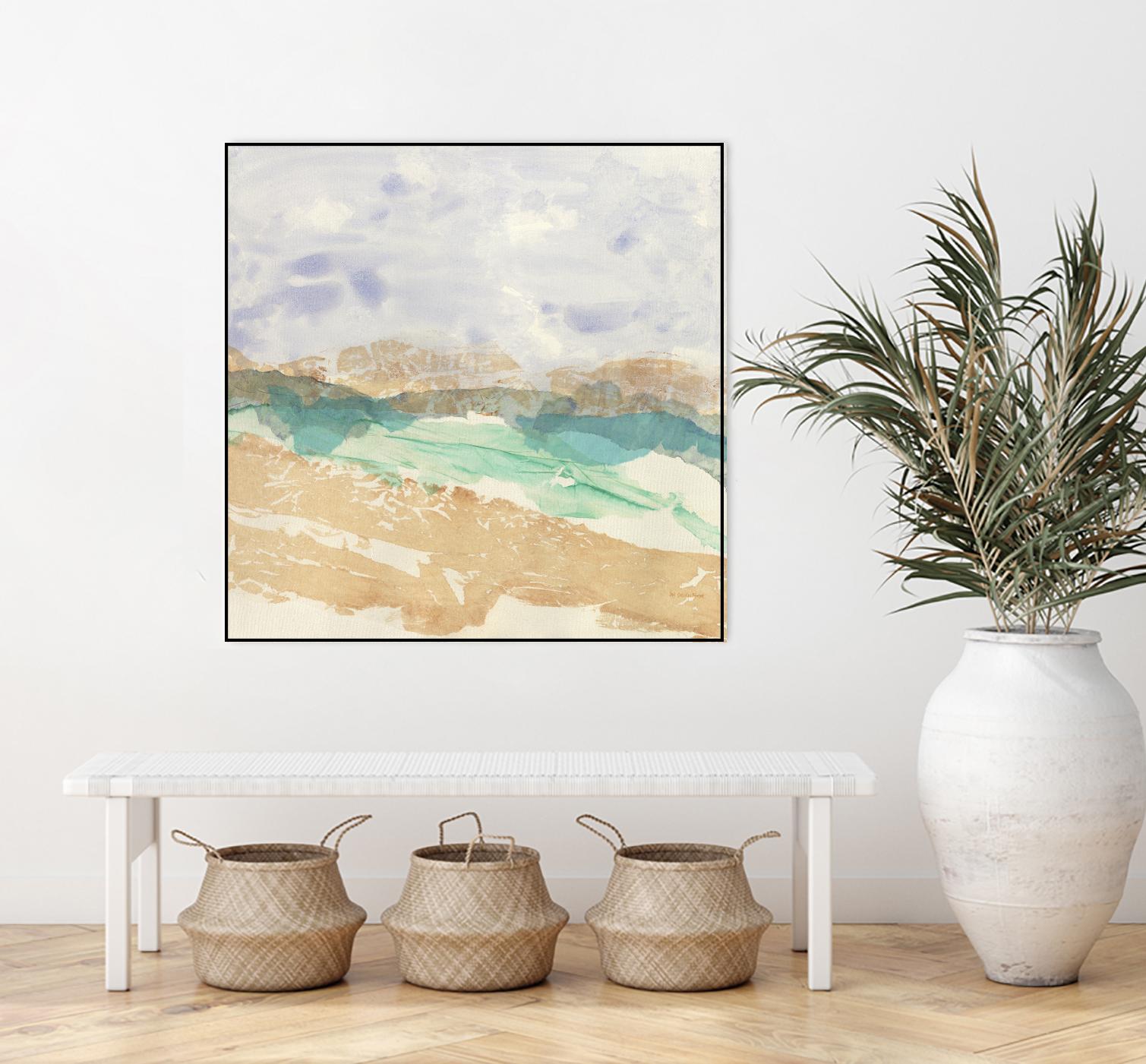 Mountain in Washi by Jan Sullivan Fowler on GIANT ART - multicolor abstracts; contemporary