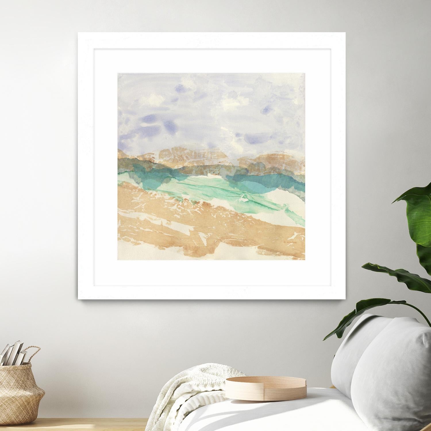 Mountain in Washi by Jan Sullivan Fowler on GIANT ART - multicolor abstracts; contemporary