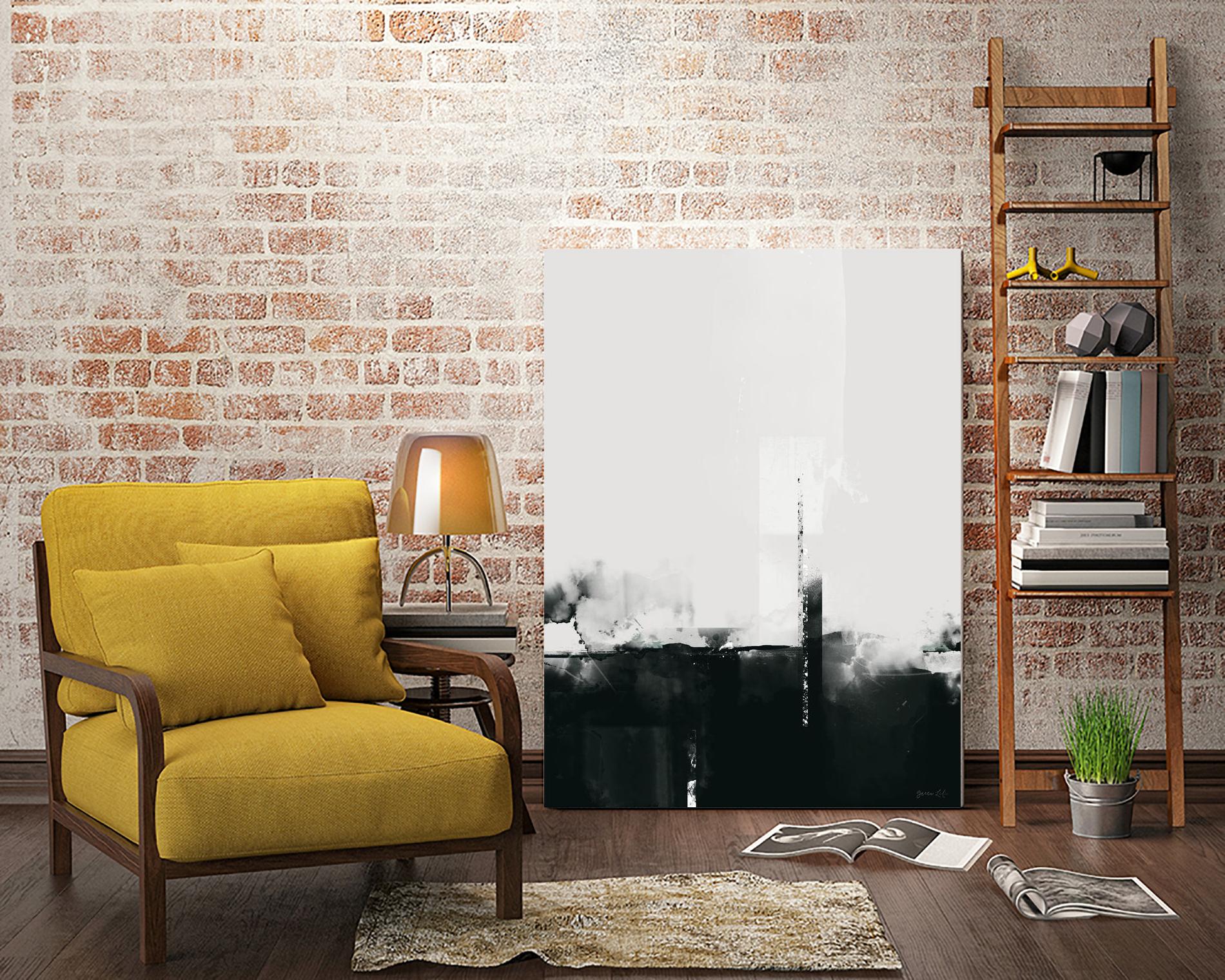 Big Smoke by Green Lili on GIANT ART - white black & white