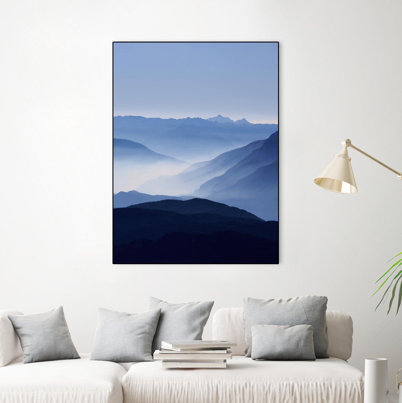 Blue Mountains by Lexie Greer on GIANT ART - multicolor photography; landscapes