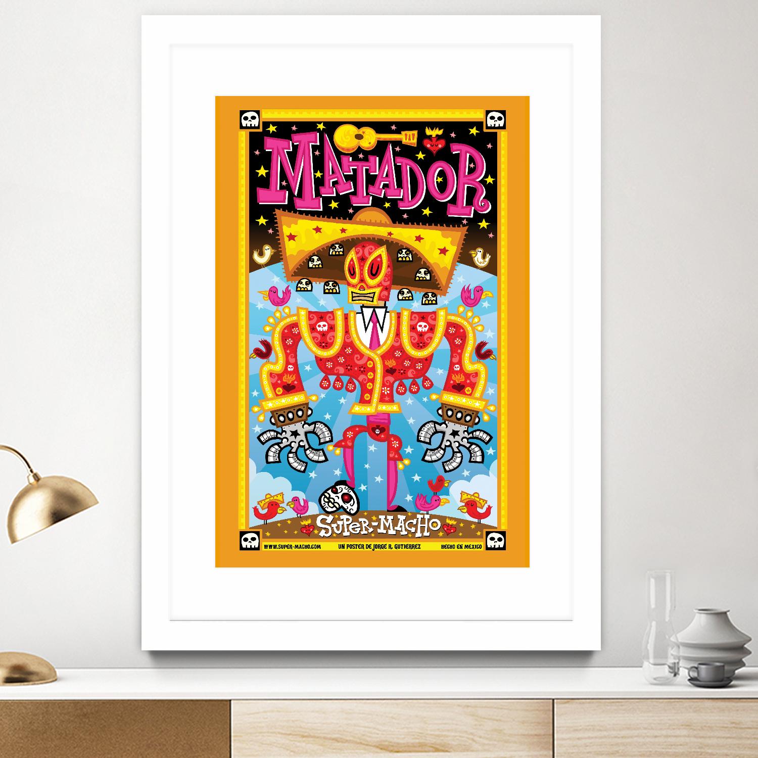 Matador by Jorge R. Gutierrez on GIANT ART - multicolor ethnic; urban/pop surrealism