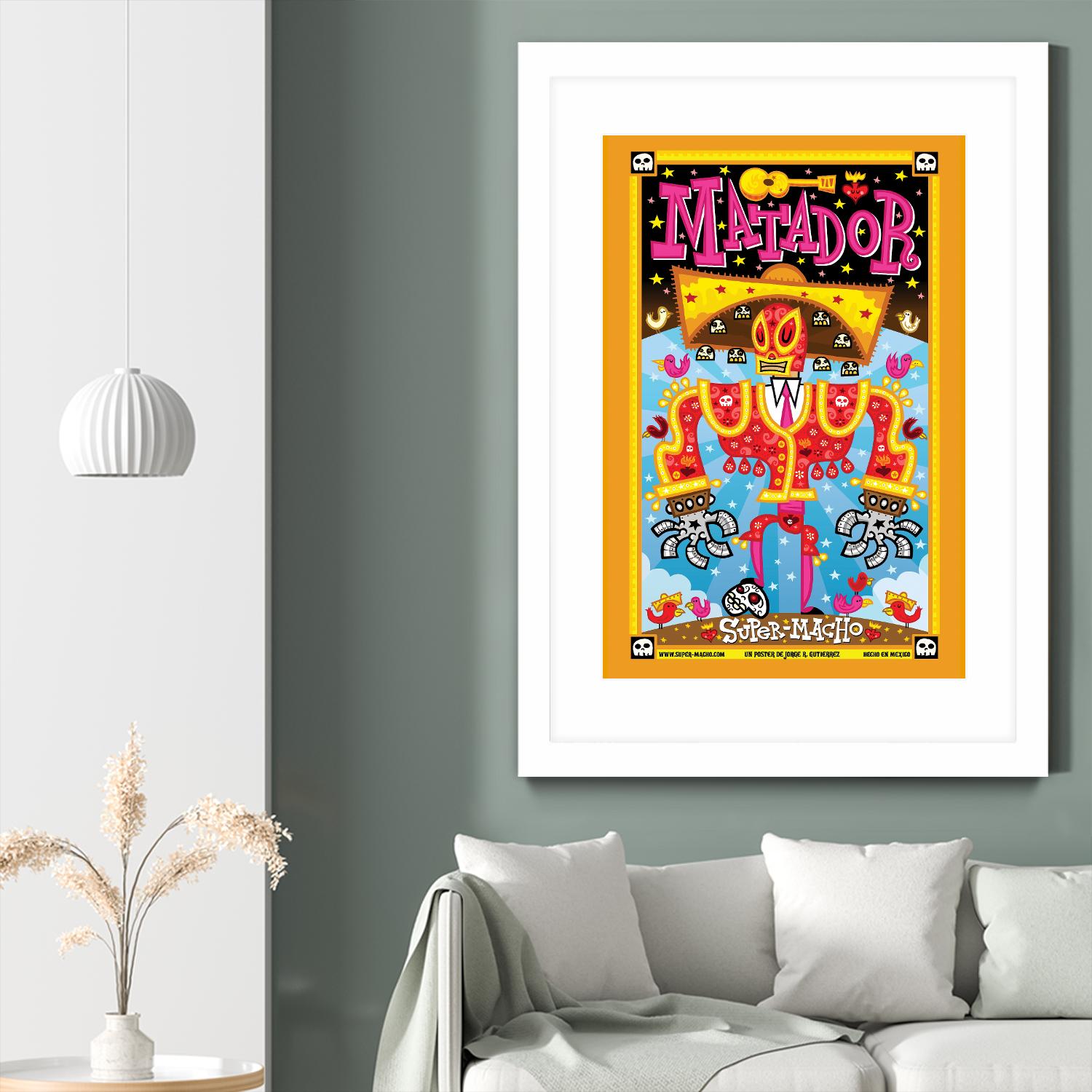 Matador by Jorge R. Gutierrez on GIANT ART - multicolor ethnic; urban/pop surrealism