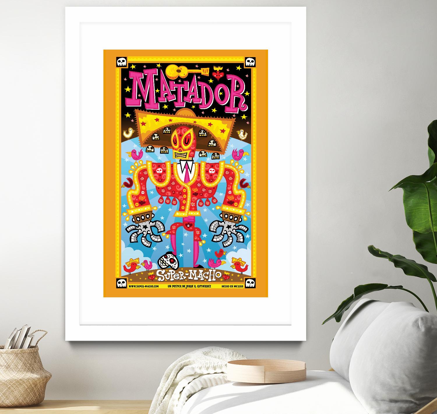 Matador by Jorge R. Gutierrez on GIANT ART - multicolor ethnic; urban/pop surrealism