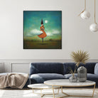 High Notes for Low Cloud by Duy Huynh on GIANT ART - green fantastic