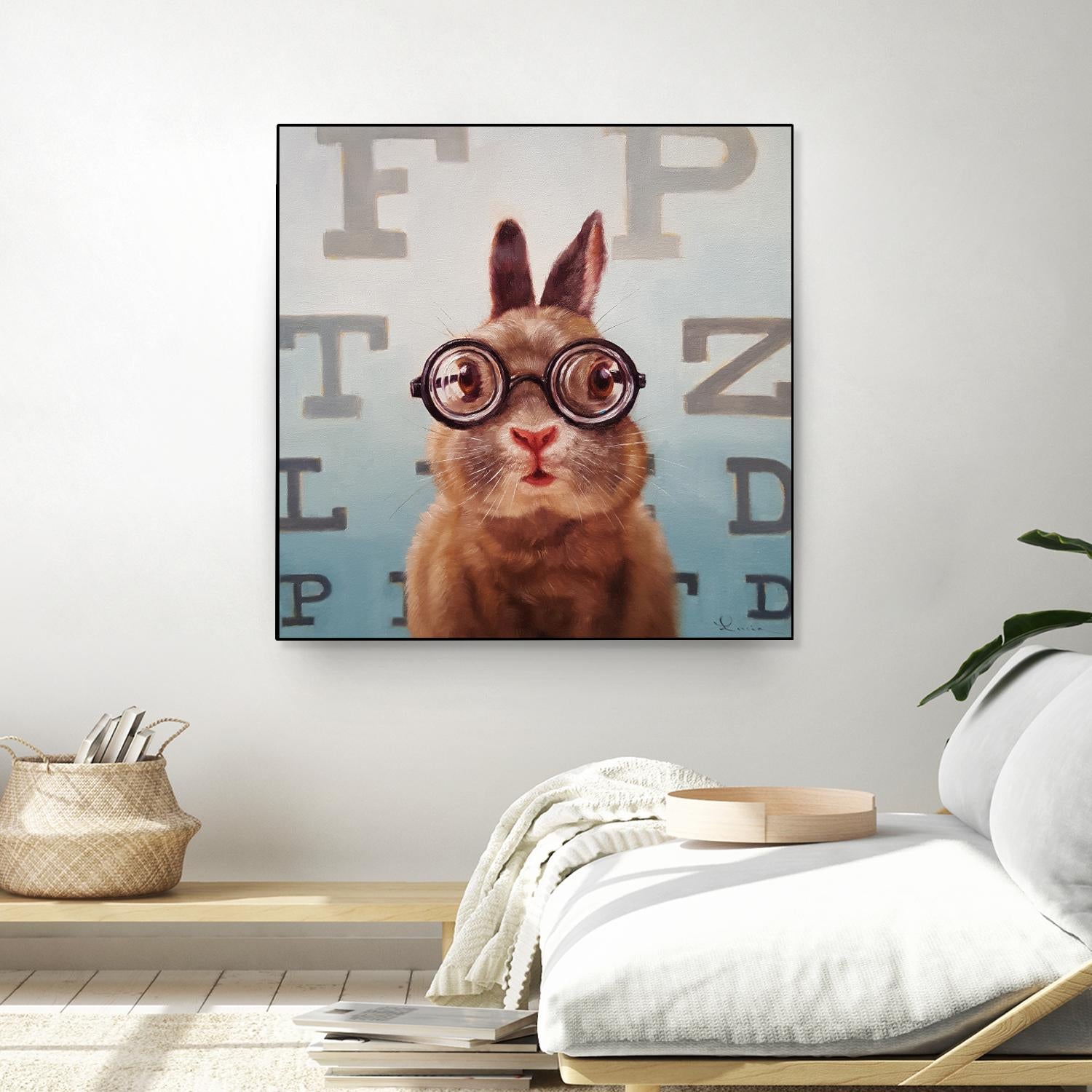 Four Eyes by Lucia Heffernan on GIANT ART - multicolor urban/pop surrealism; animals