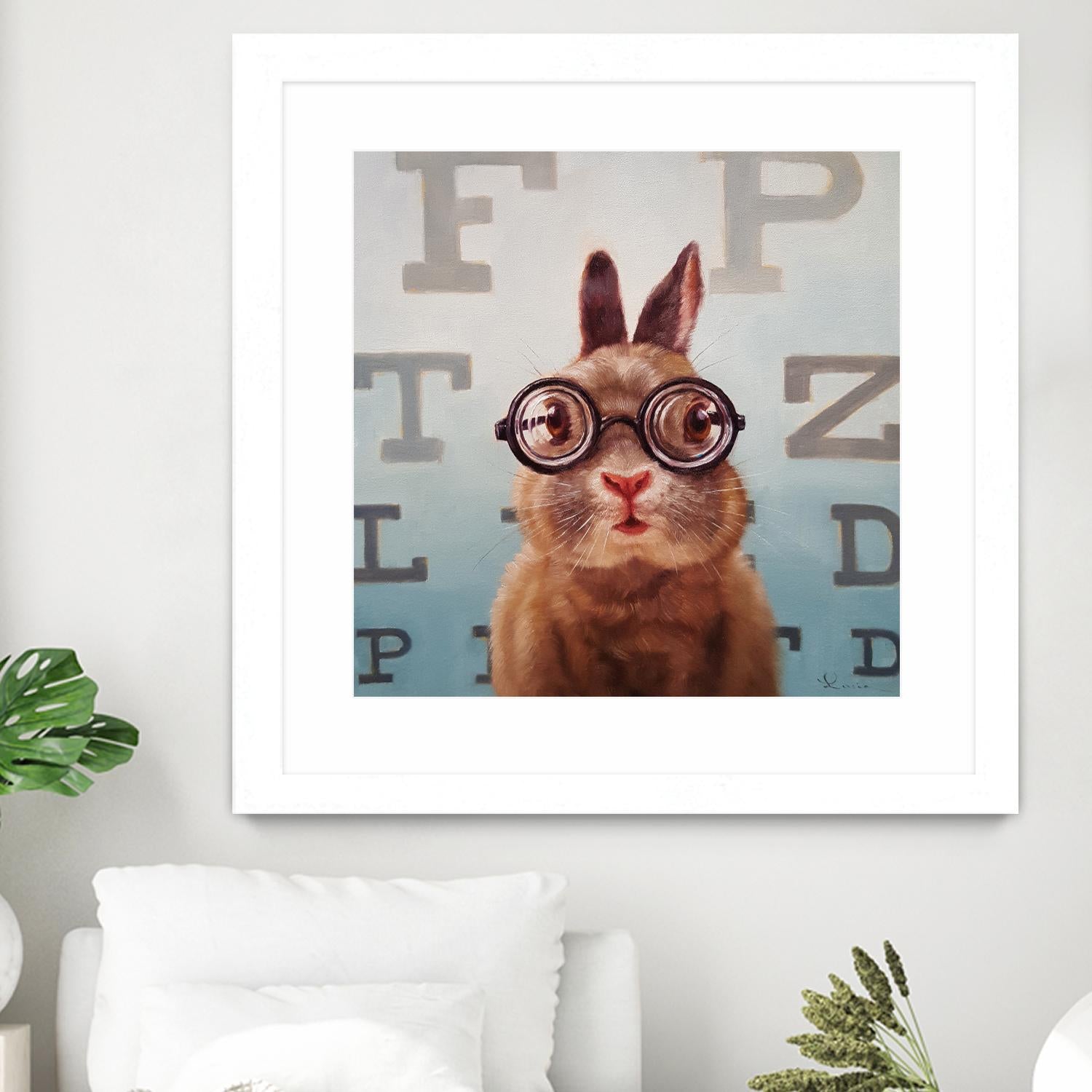 Four Eyes by Lucia Heffernan on GIANT ART - multicolor urban/pop surrealism; animals