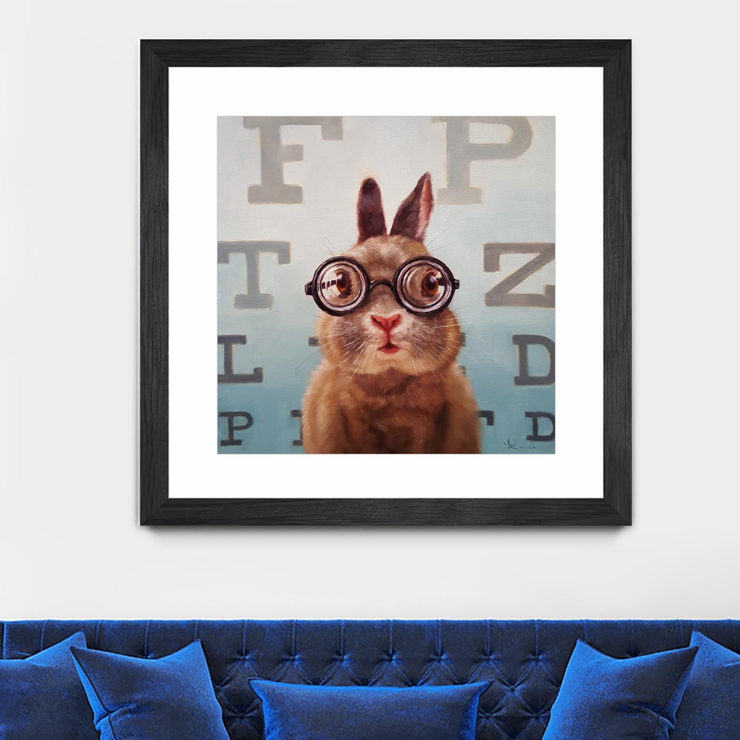 Four Eyes by Lucia Heffernan on GIANT ART - multicolor urban/pop surrealism; animals