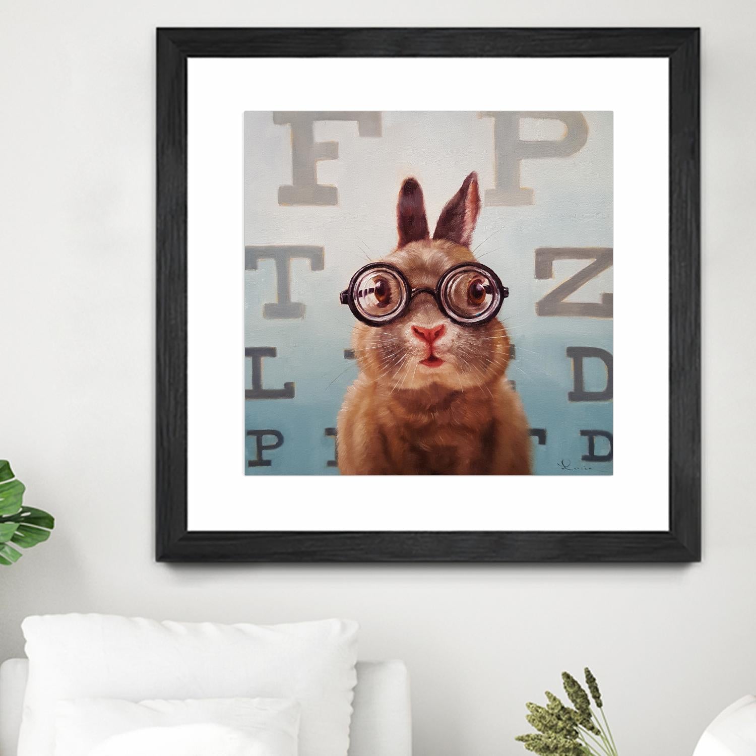 Four Eyes by Lucia Heffernan on GIANT ART - multicolor urban/pop surrealism; animals