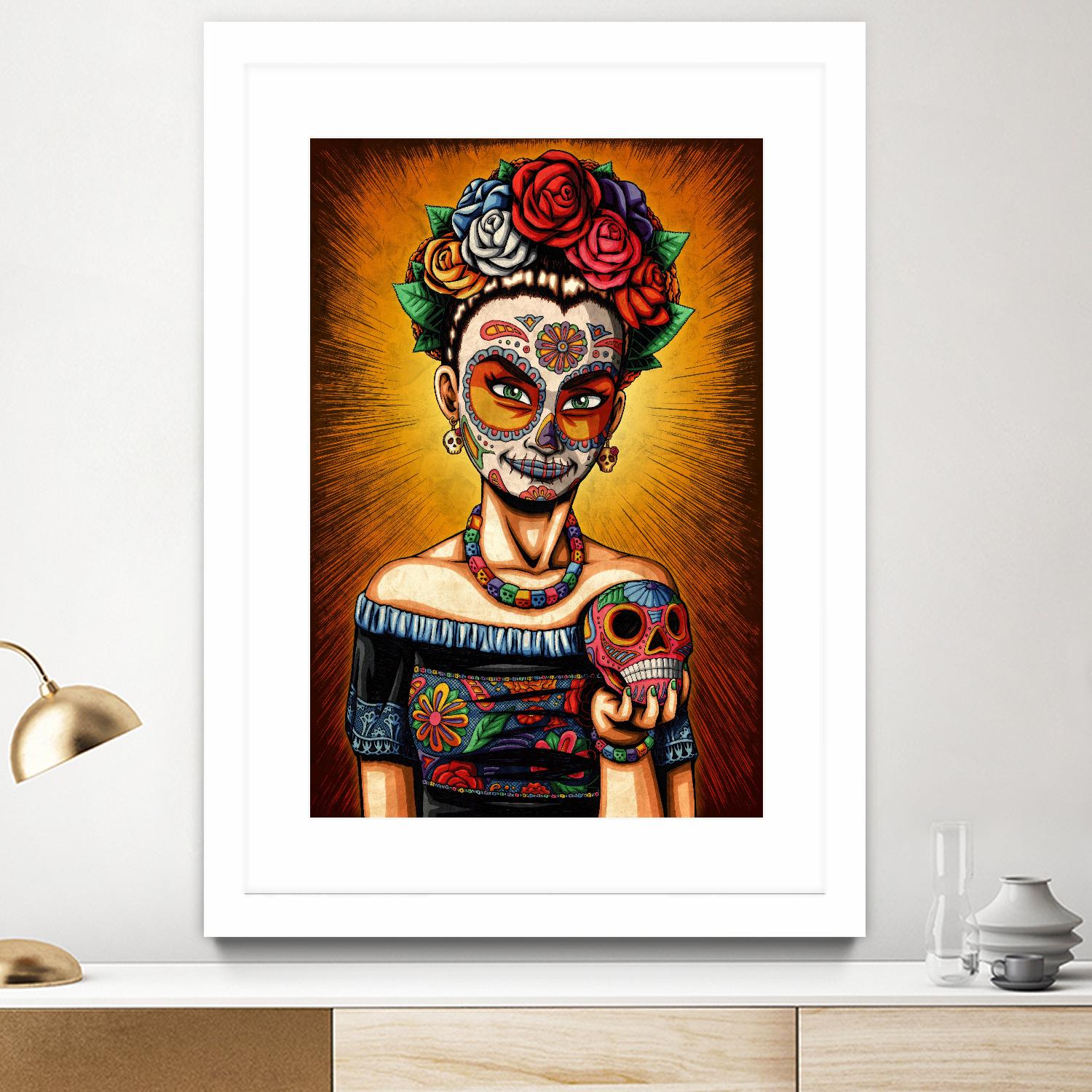 Rita by Nicholas Ivins on GIANT ART - multicolor urban/pop surrealism; ethnic