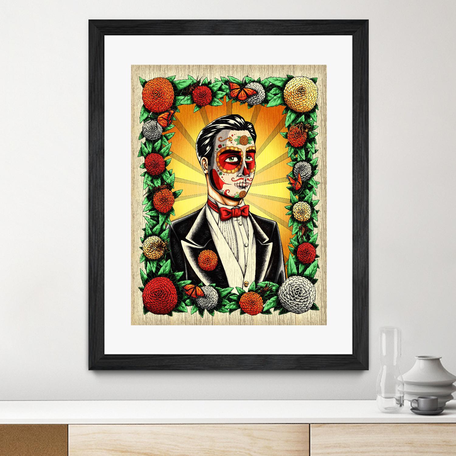 Muerto Groom by Nicholas Ivins on GIANT ART - multicolor urban/pop surrealism; ethnic