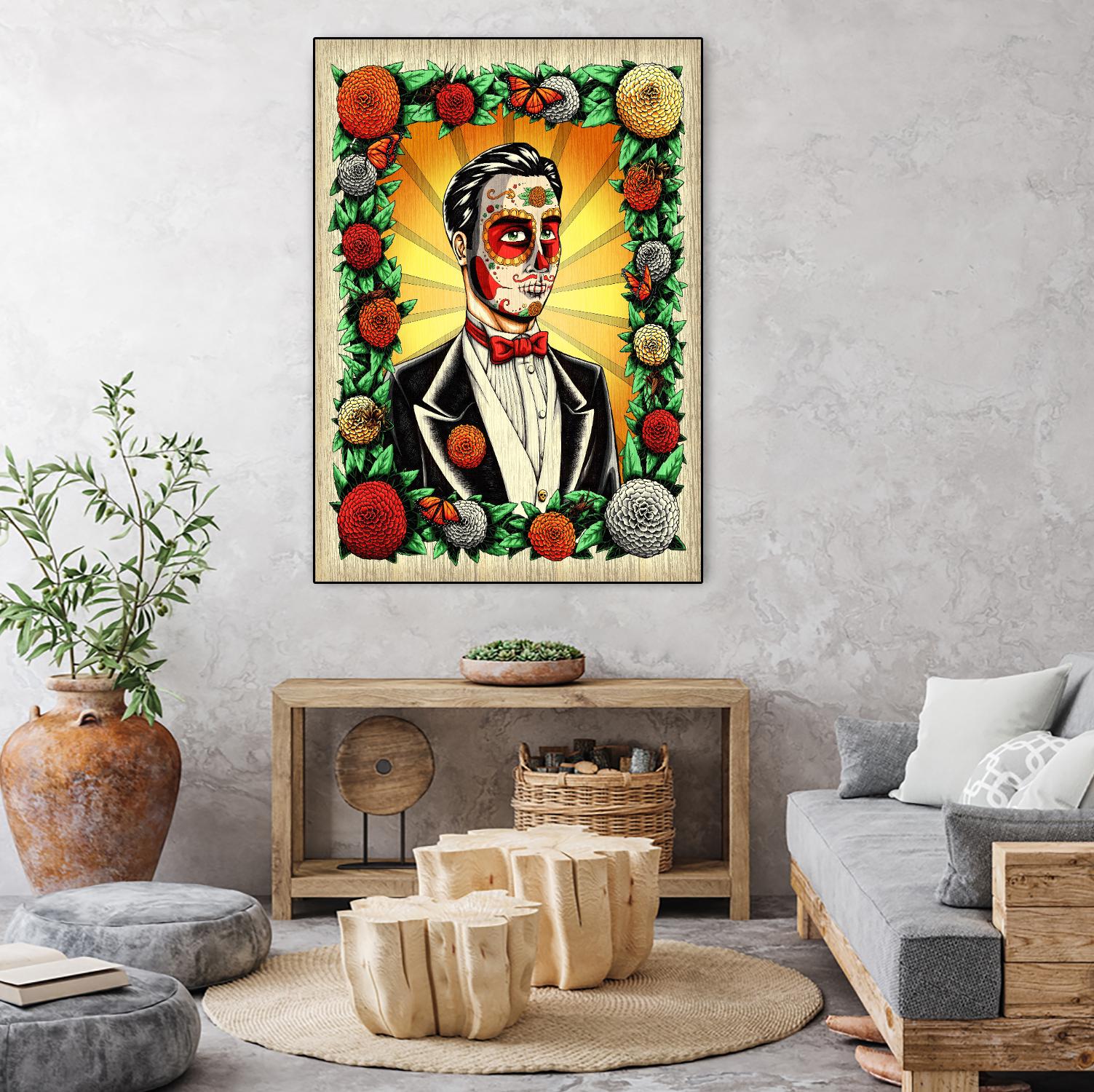 Muerto Groom by Nicholas Ivins on GIANT ART - multicolor urban/pop surrealism; ethnic