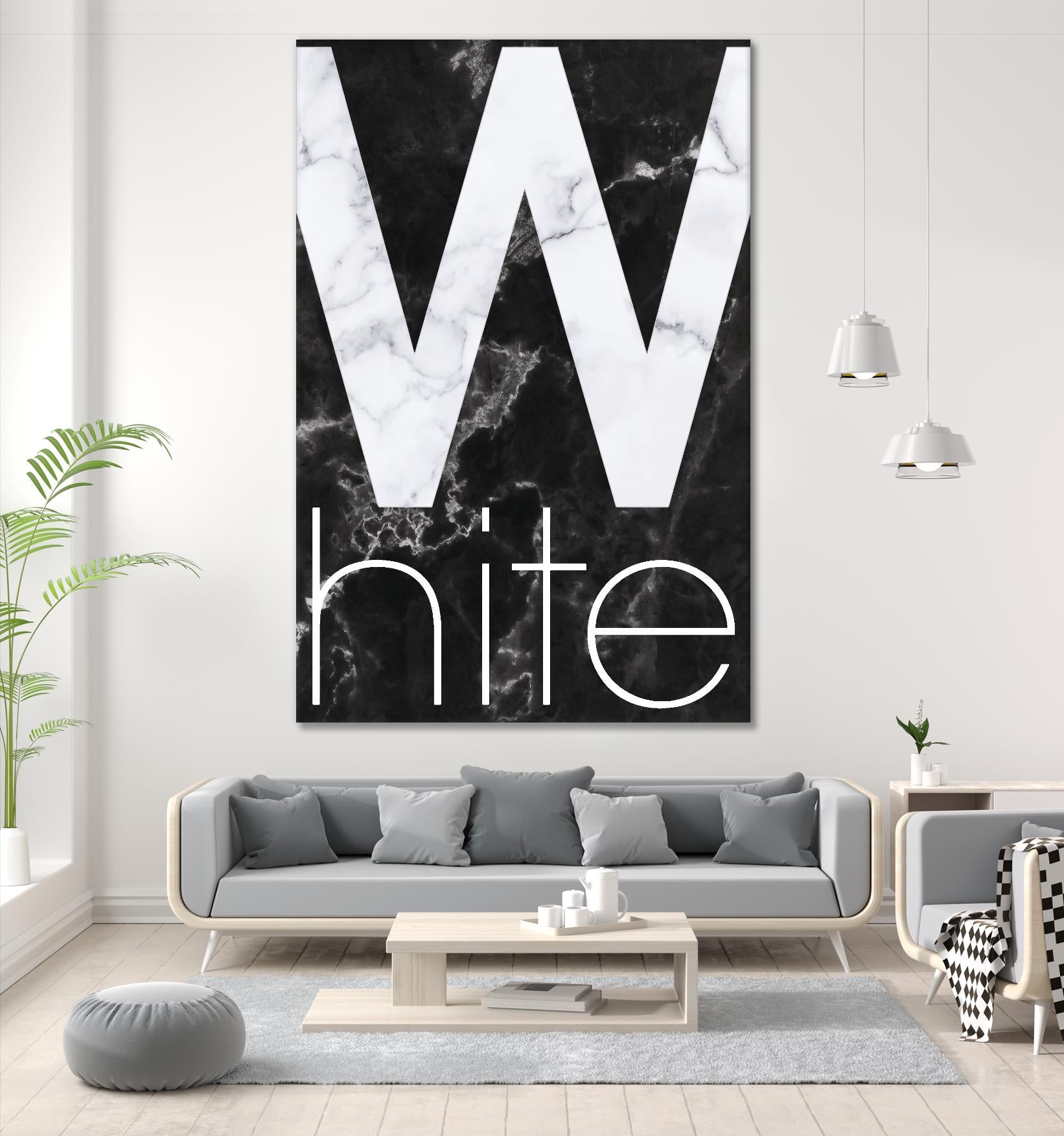White Marble by TypeLike on GIANT ART - multicolor design/type; contemporary