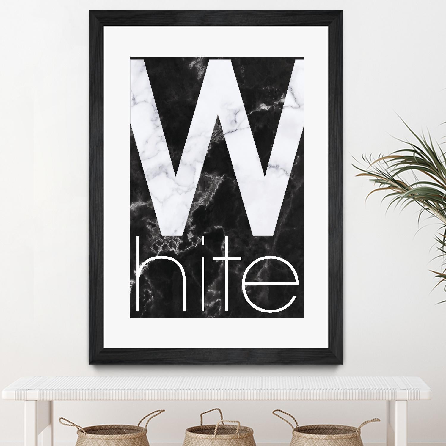 White Marble by TypeLike on GIANT ART - multicolor design/type; contemporary