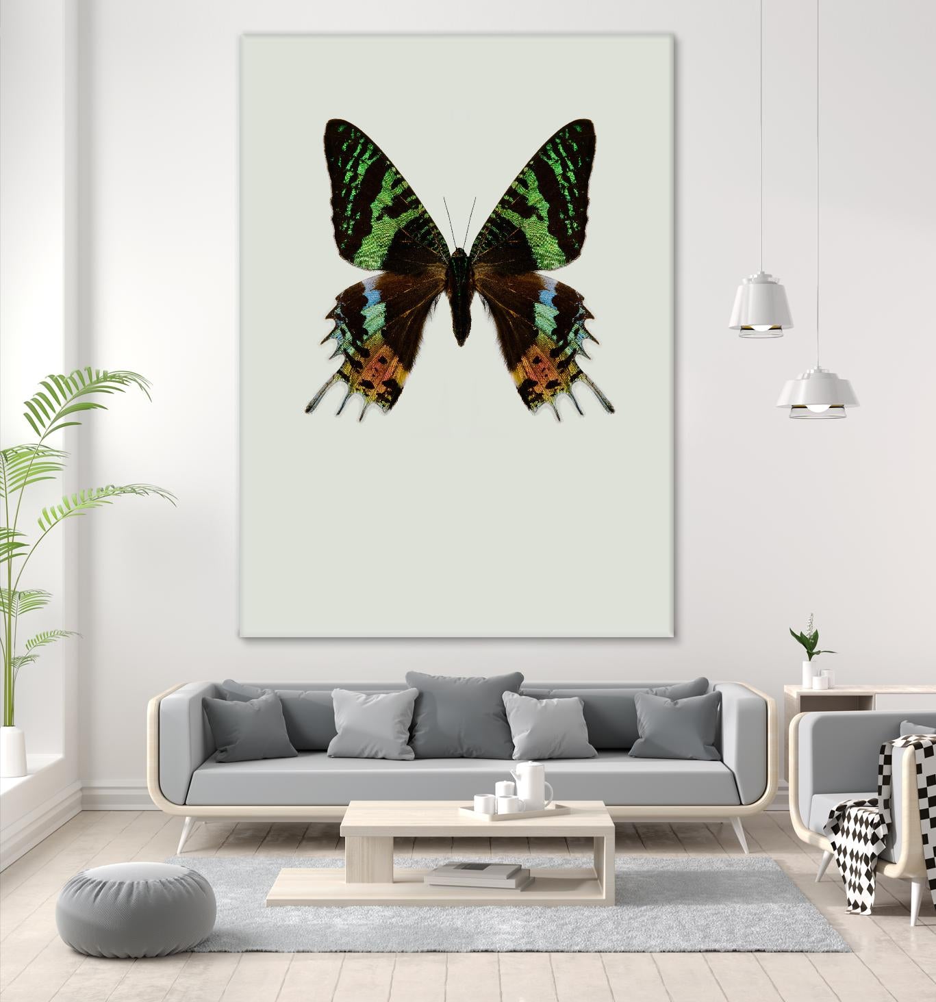 Chrysiridia rhipheus by Incado on GIANT ART - multicolor animals; floral/still life