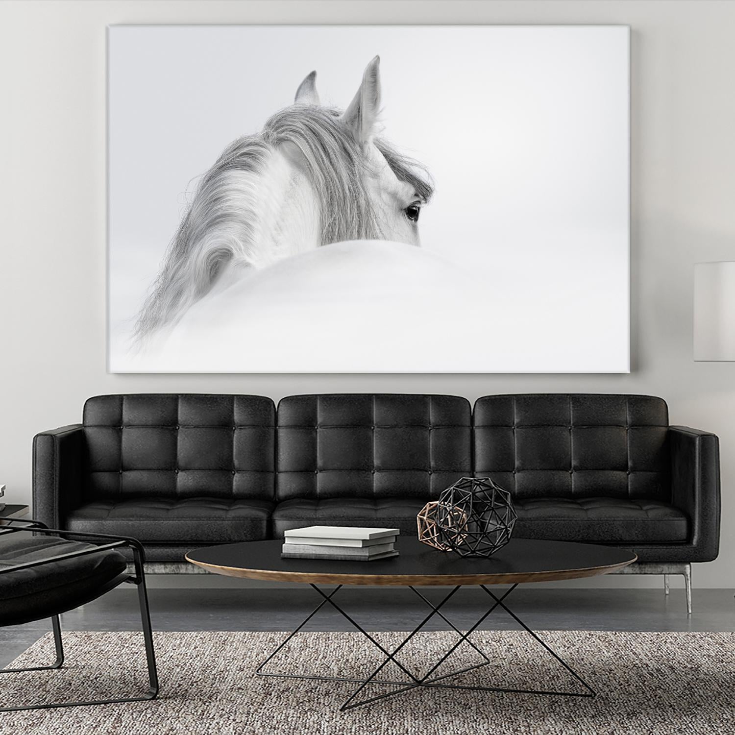 White Horse by PhotoINC Studio on GIANT ART - multicolor animals